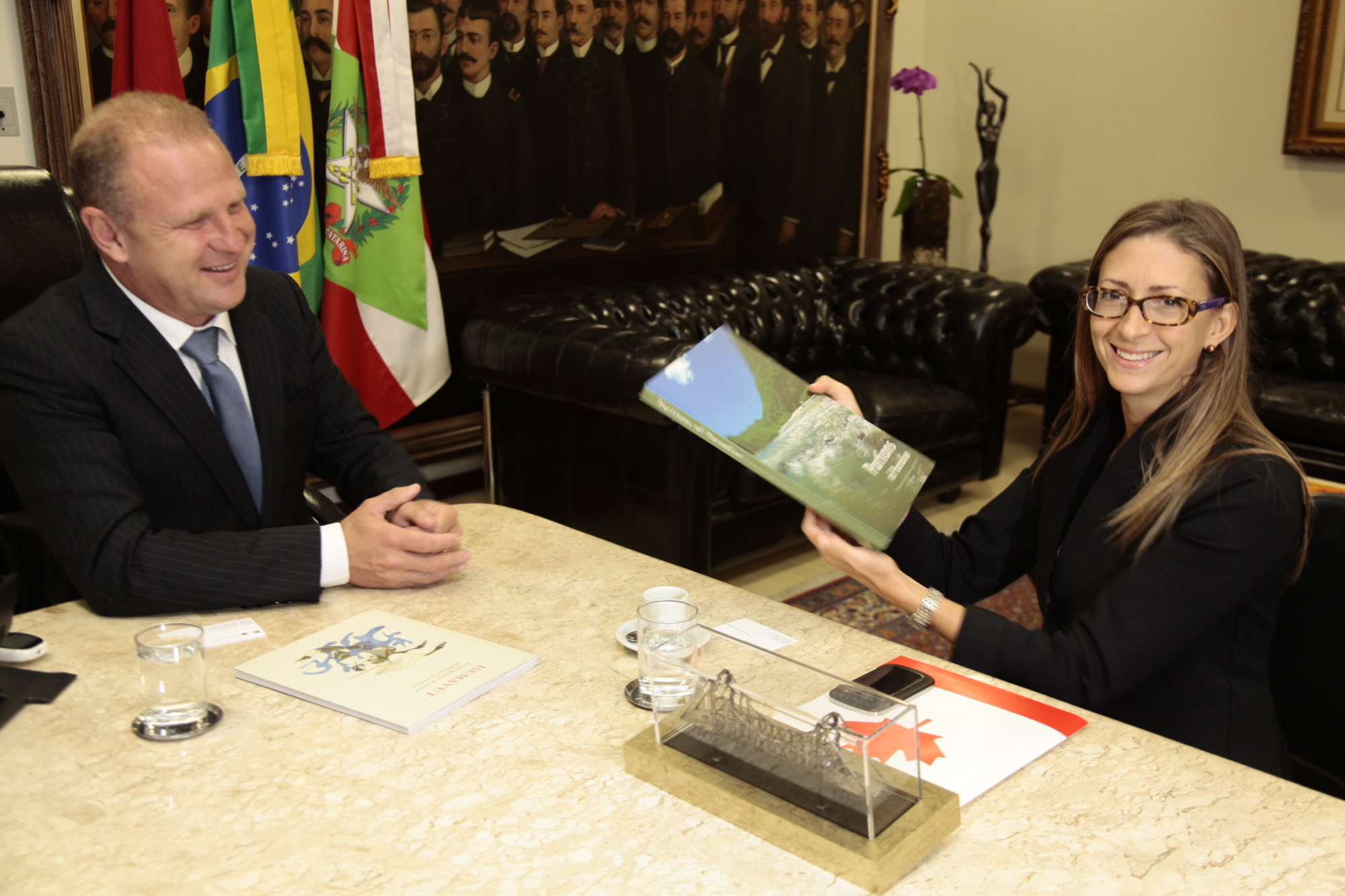 Ministra do Canadá vem ao Estado para estreitar relações