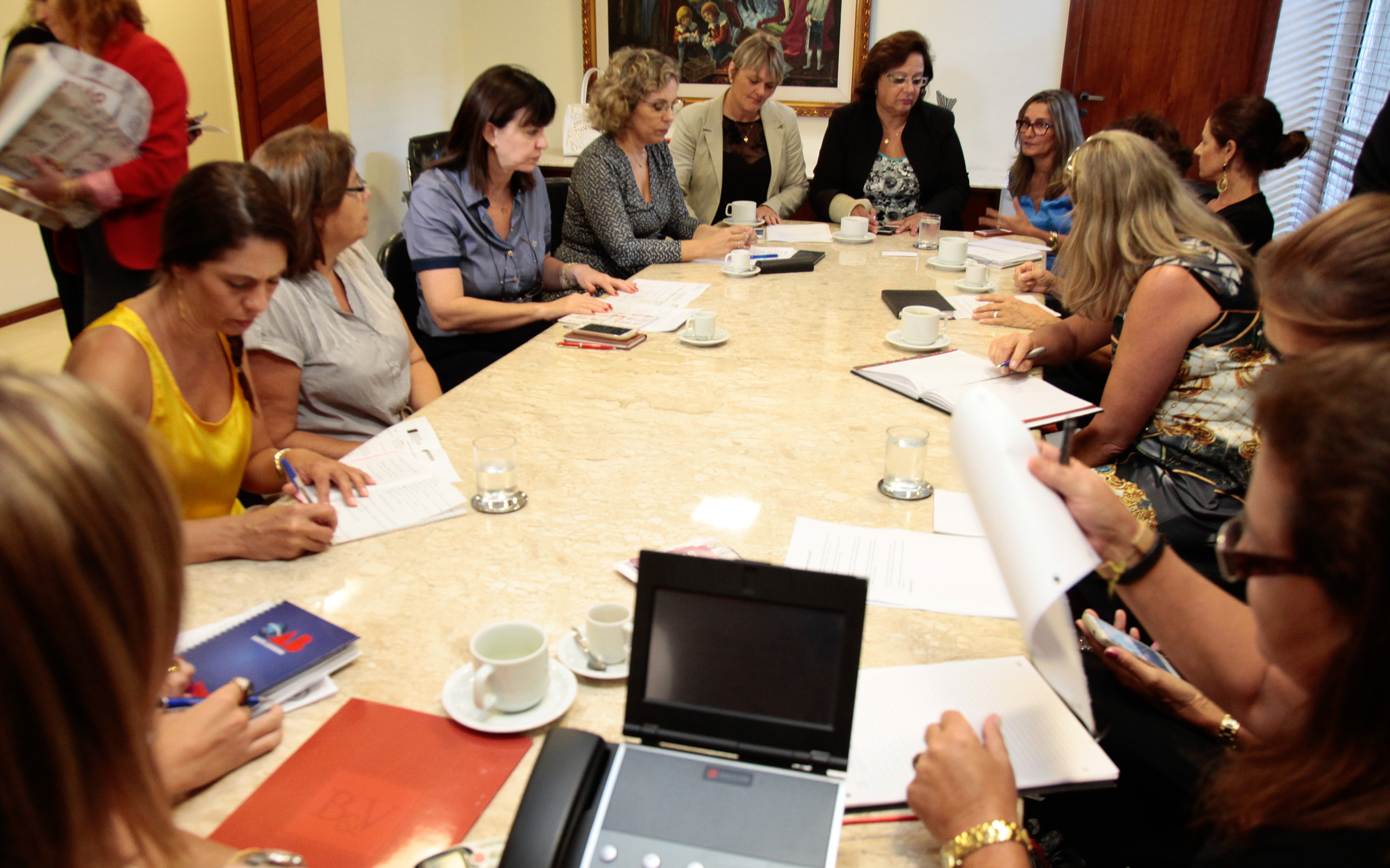 Reunião da Bancada Feminina. Fotos: Miriam Zomer/Agência AL