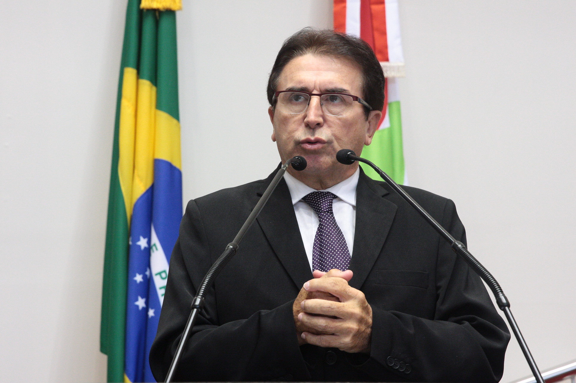Sessão Ordinária - Plenário Osni Régis. Deputado Antonio Aguiar (PMDB) -  Foto: Eduardo Guedes de Oliveira / Agência AL