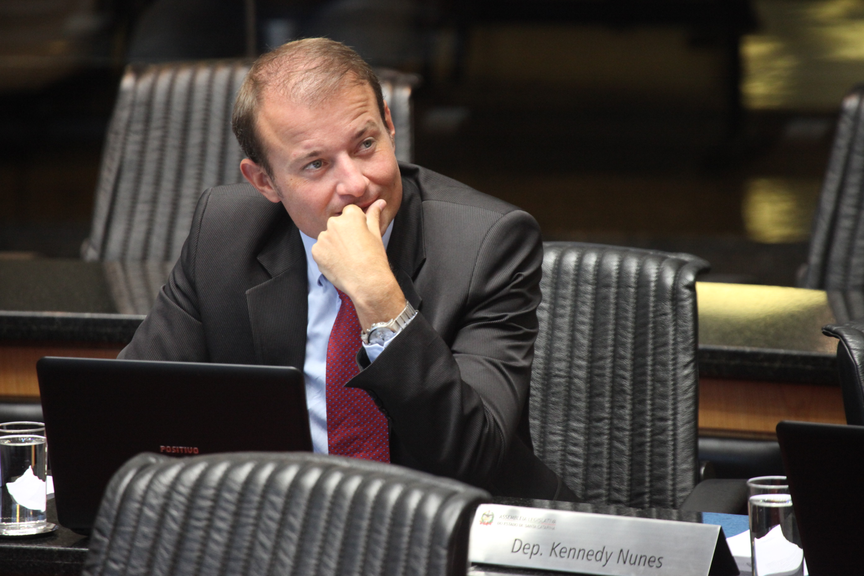 Deputado Gabriel Ribeiro (PSD). Sessão Ordinária. Foto: Fábio Queiroz / Agência AL