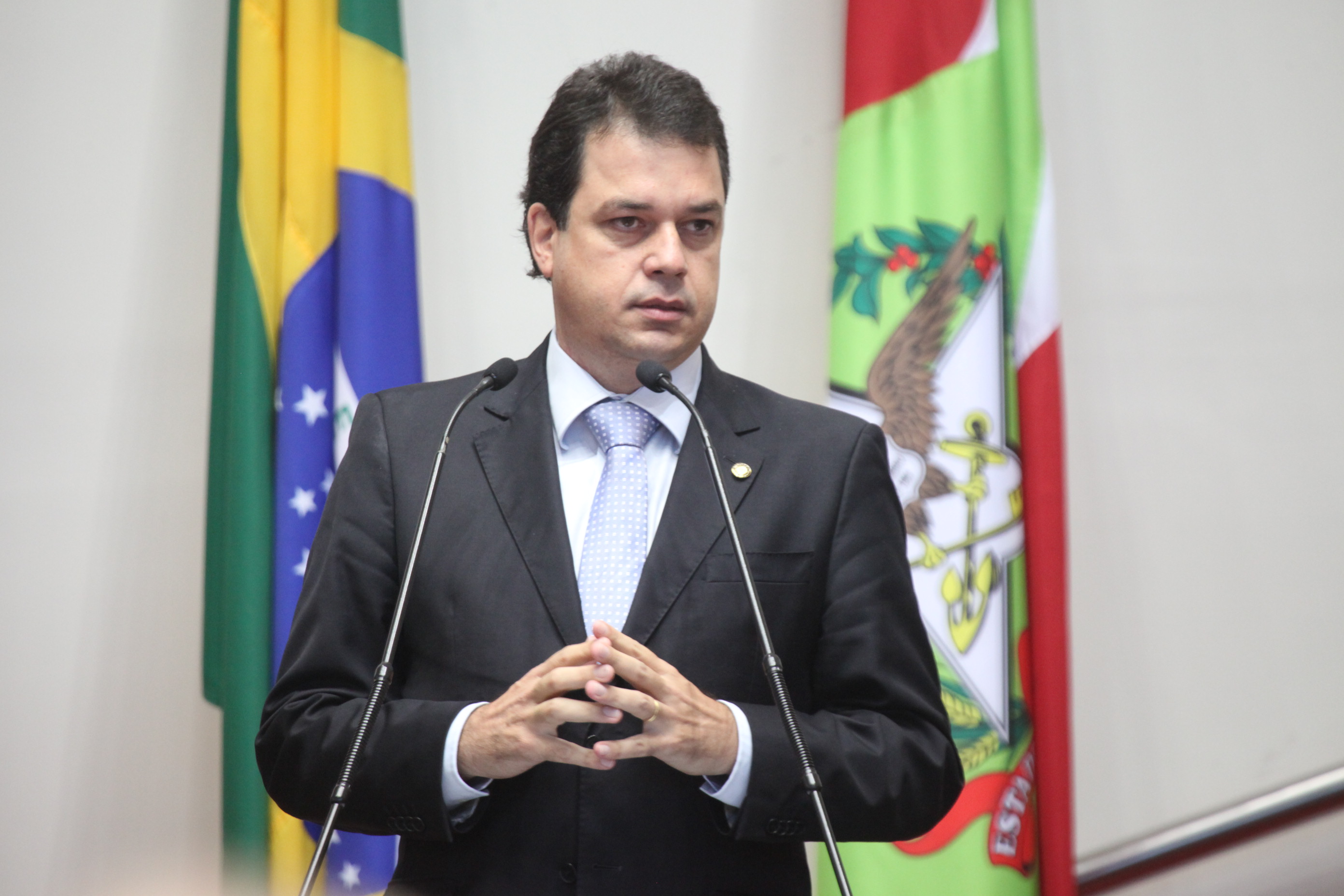 Deputado Rodrigo Minotto (PDT). Sessão Ordinária. Foto: Fábio Queiroz / Agência AL