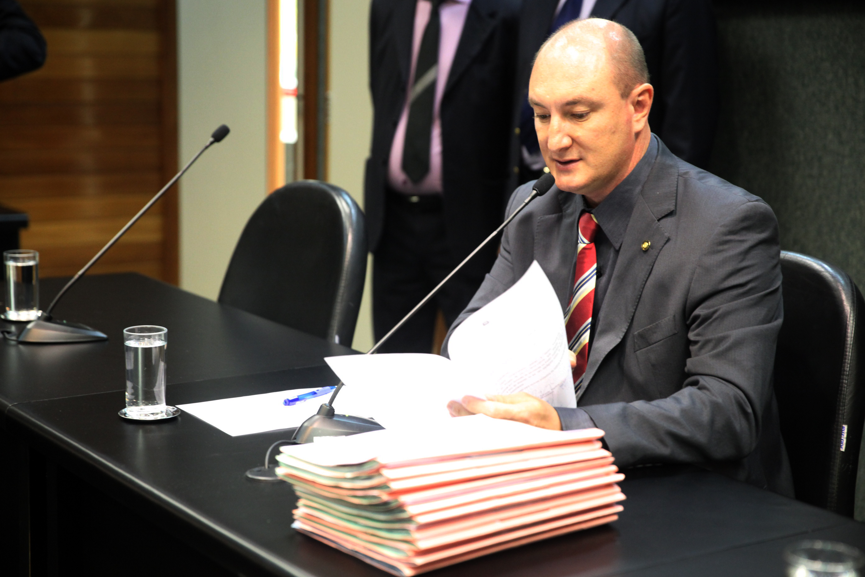 Dep: Mauro de Nadal (PMDB). Reunião da Comissão de Constituição e Justiça. Foto: Fábio Queiroz / Agência AL