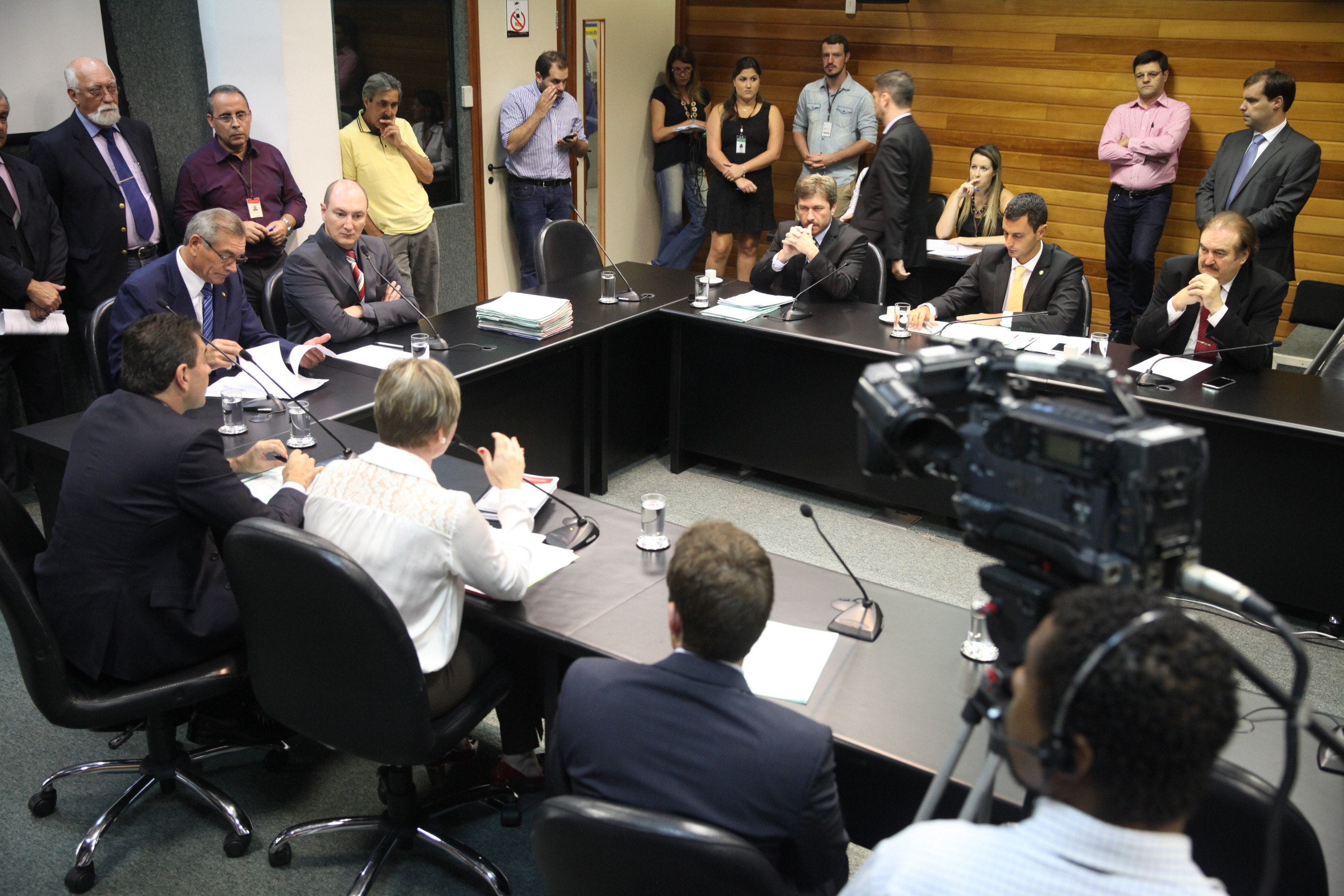 Reunião da Comissão de Constituição e Justiça. Foto: Fábio Queiroz / Agência AL