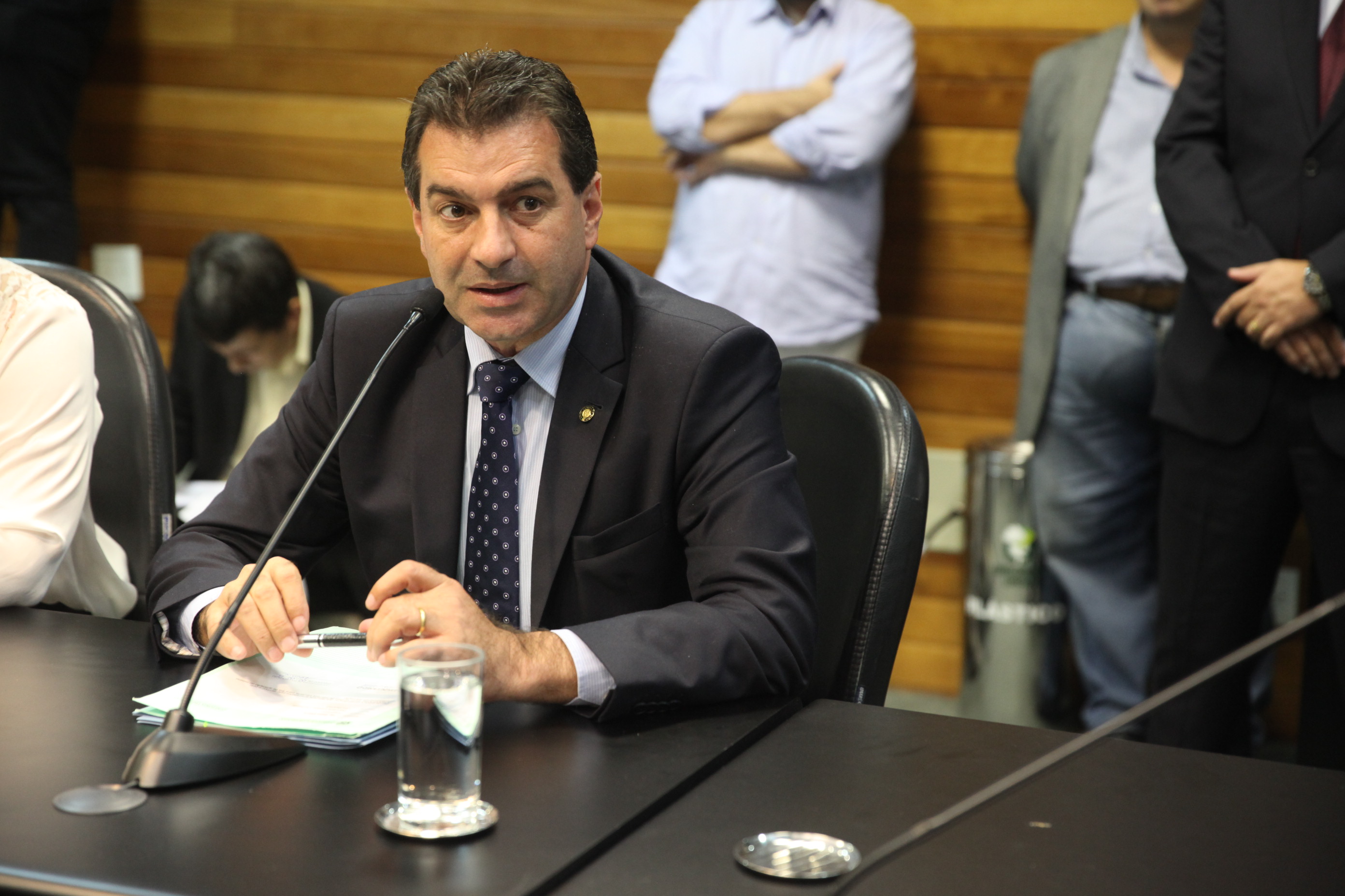 Dep: Valdir Cobalchini (PMDB). Reunião da Comissão de Constituição e Justiça. Foto: Fábio Queiroz / Agência AL