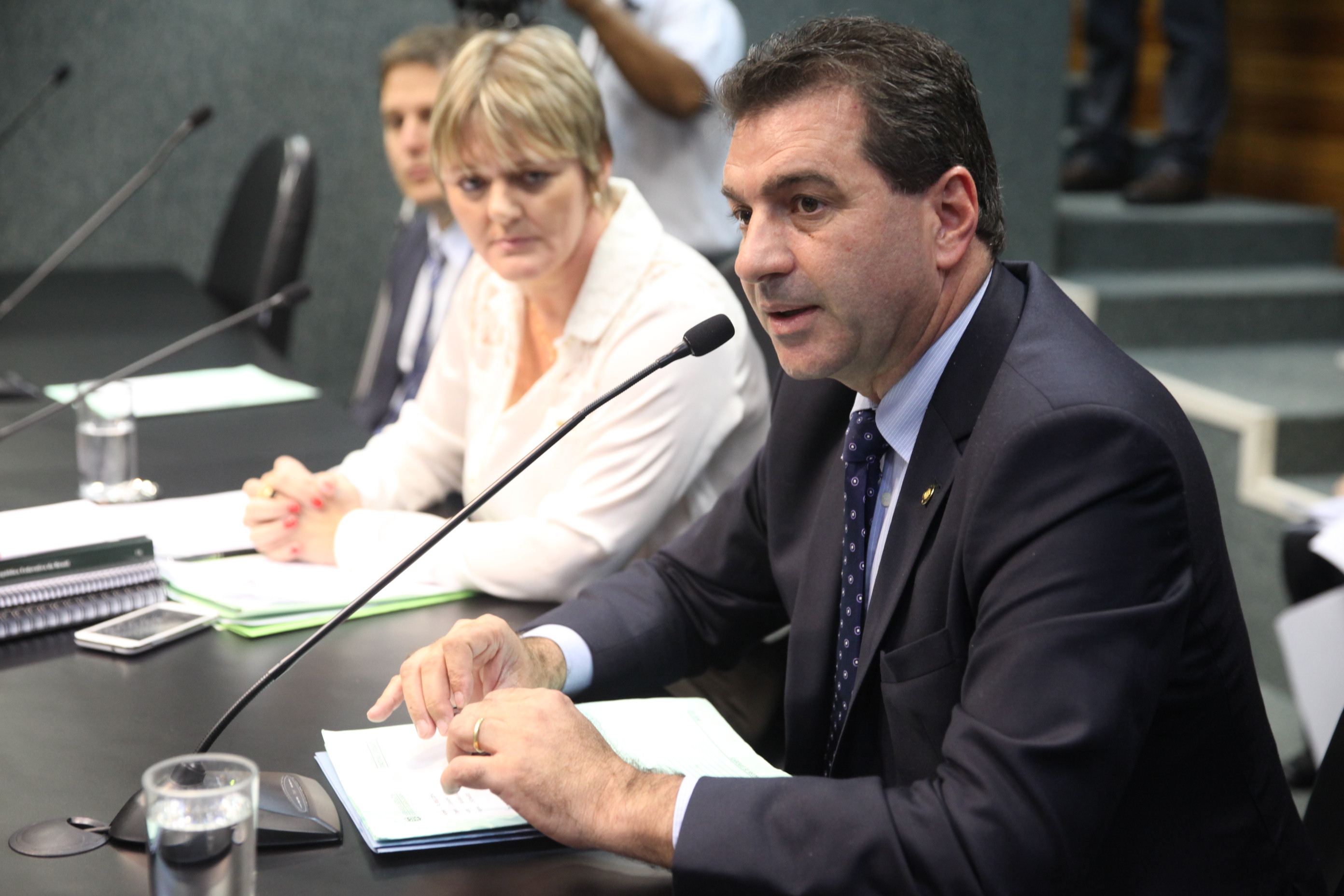 Dep: Valdir Cobalchini (PMDB). Reunião da Comissão de Constituição e Justiça. Foto: Fábio Queiroz / Agência AL