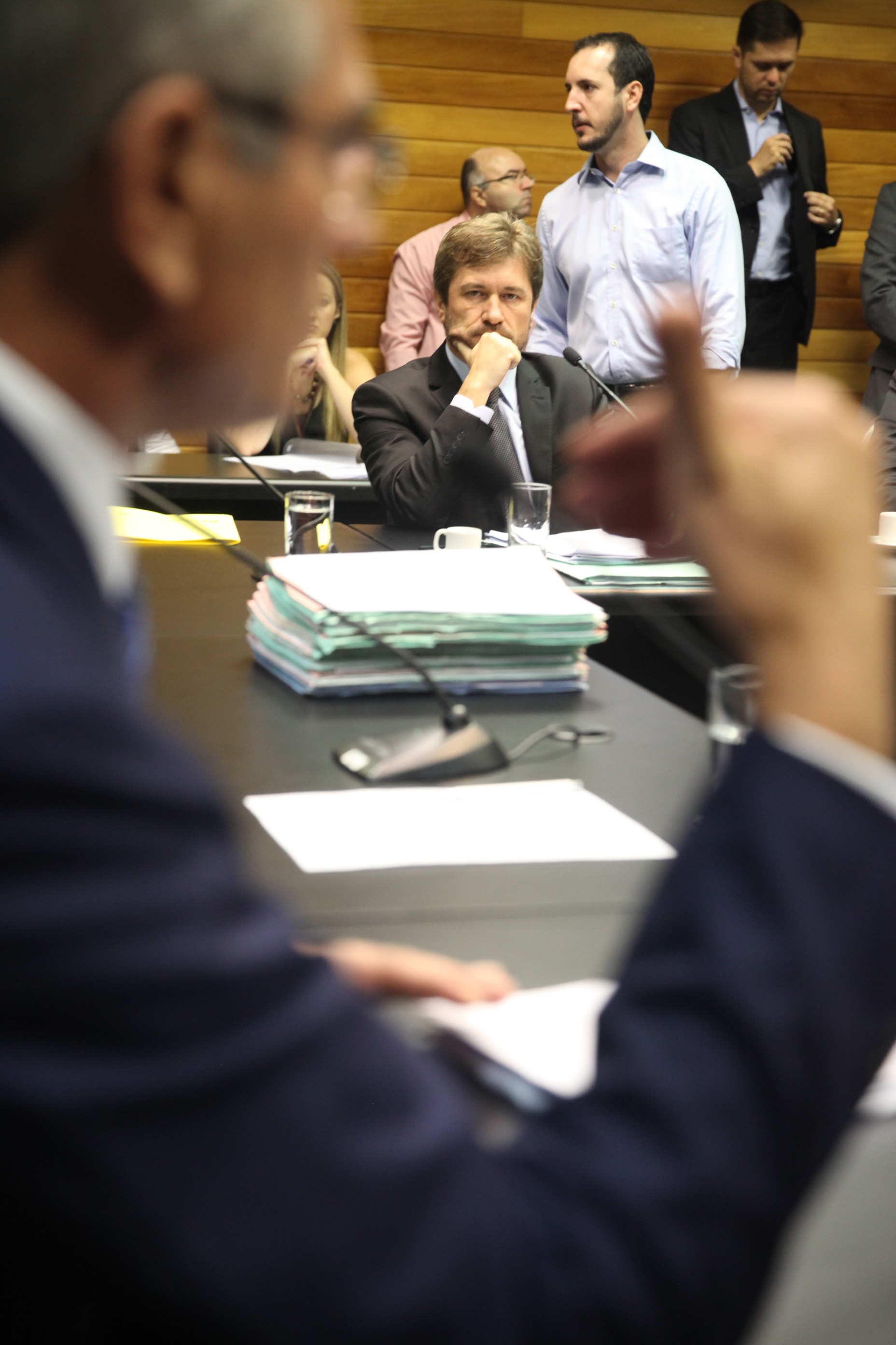 Reunião da Comissão de Constituição e Justiça. Foto: Fábio Queiroz / Agência AL