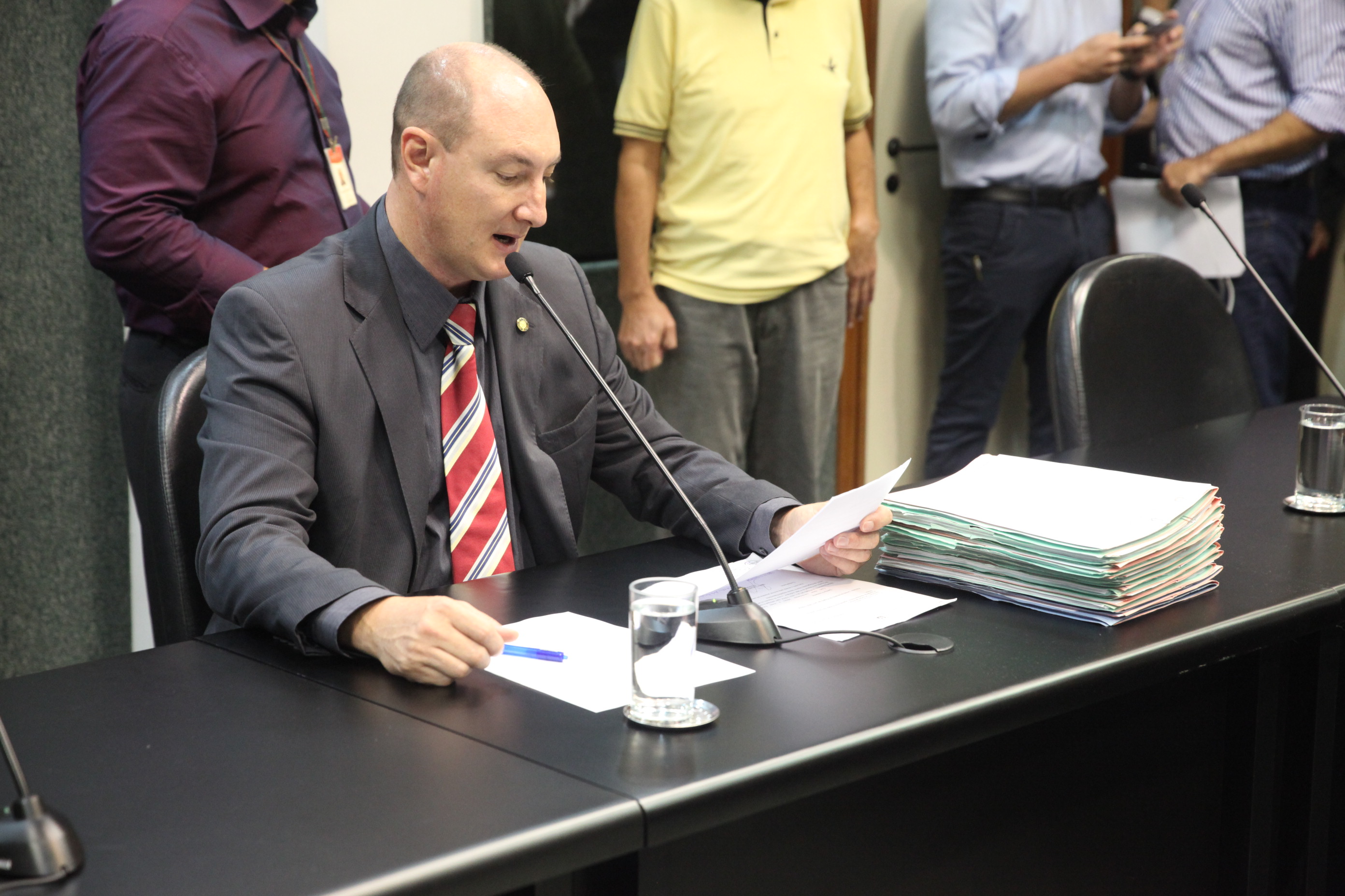 Dep: Mauro de Nadal (PMDB). Reunião da Comissão de Constituição e Justiça. Foto: Fábio Queiroz / Agência AL