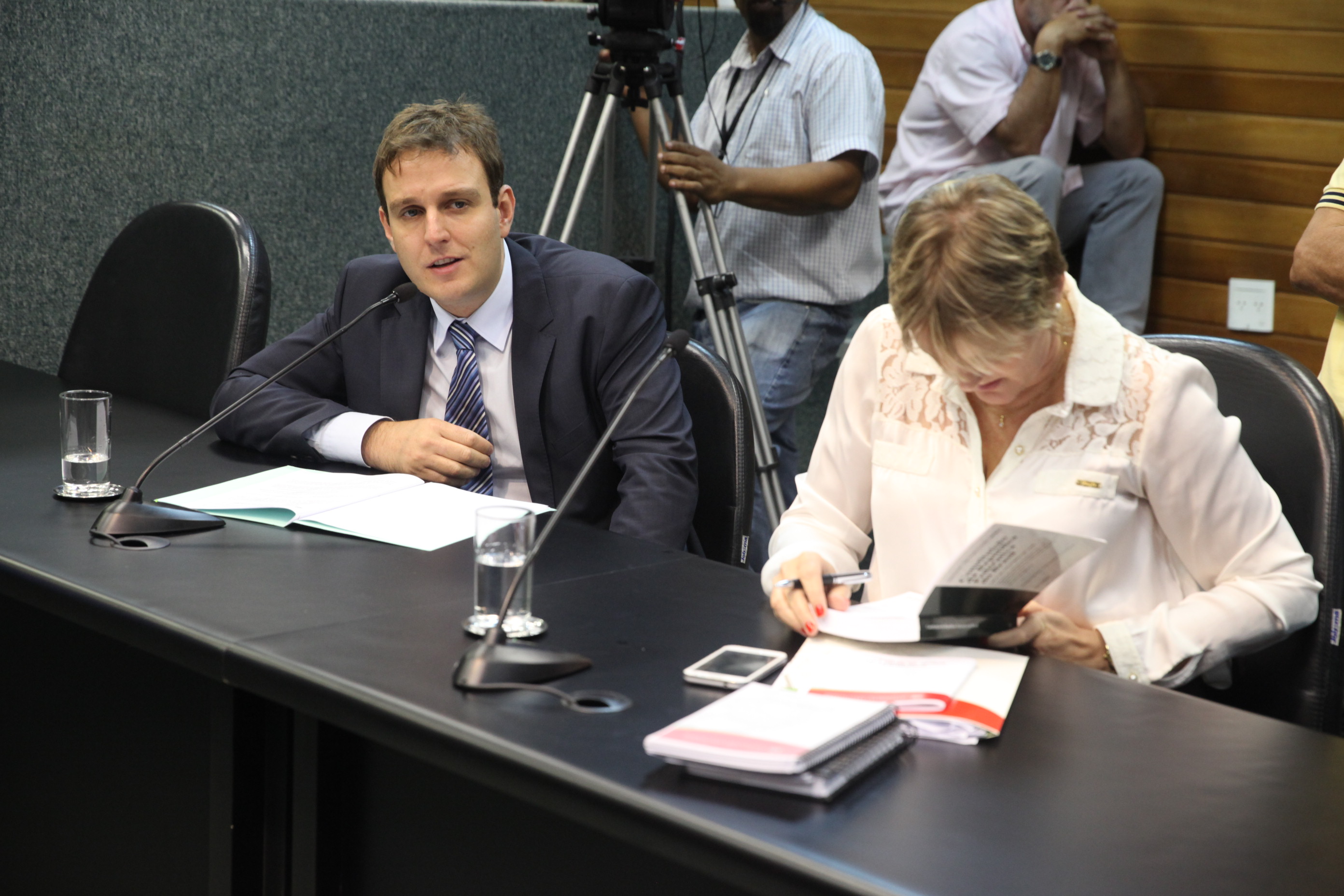 Reunião da Comissão de Constituição e Justiça. Foto: Fábio Queiroz / Agência AL