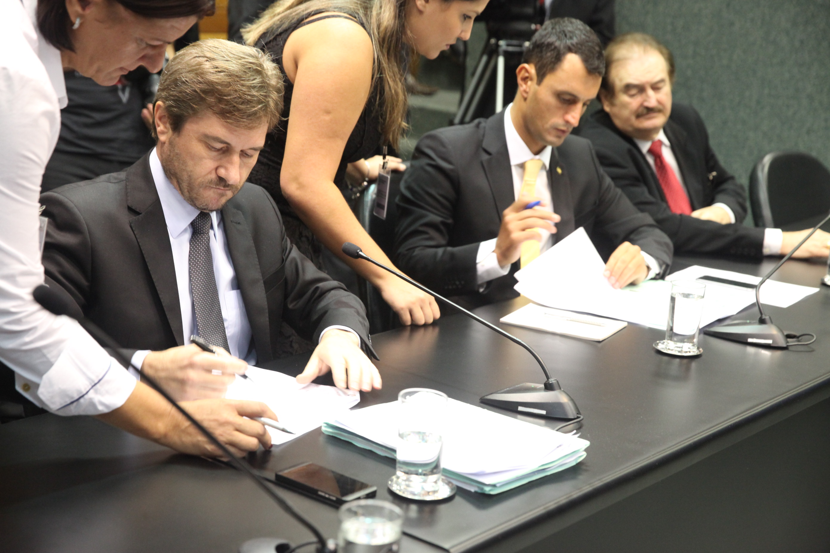 Reunião da Comissão de Constituição e Justiça. Foto: Fábio Queiroz / Agência AL