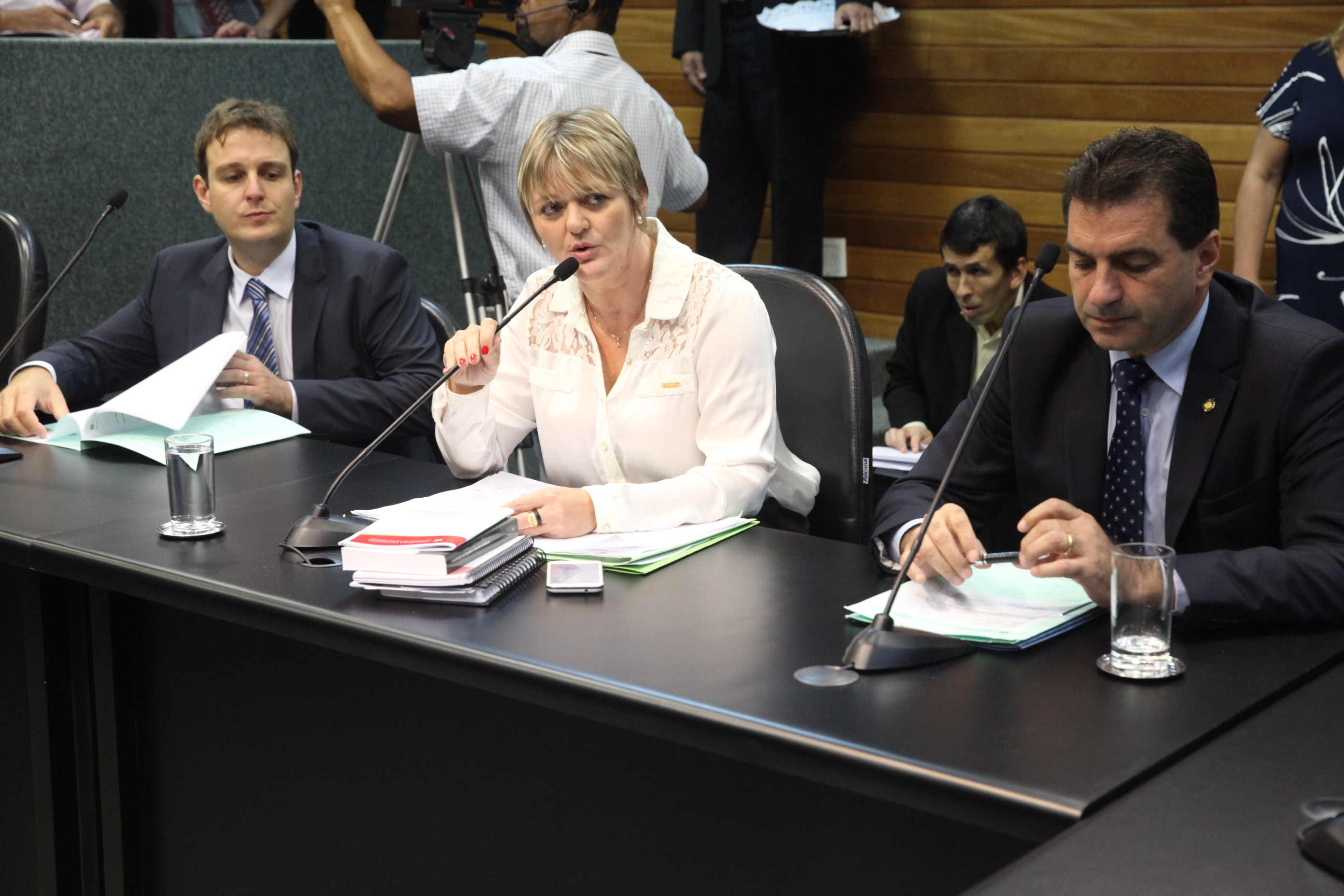 Reunião da Comissão de Constituição e Justiça. Foto: Fábio Queiroz / Agência AL
