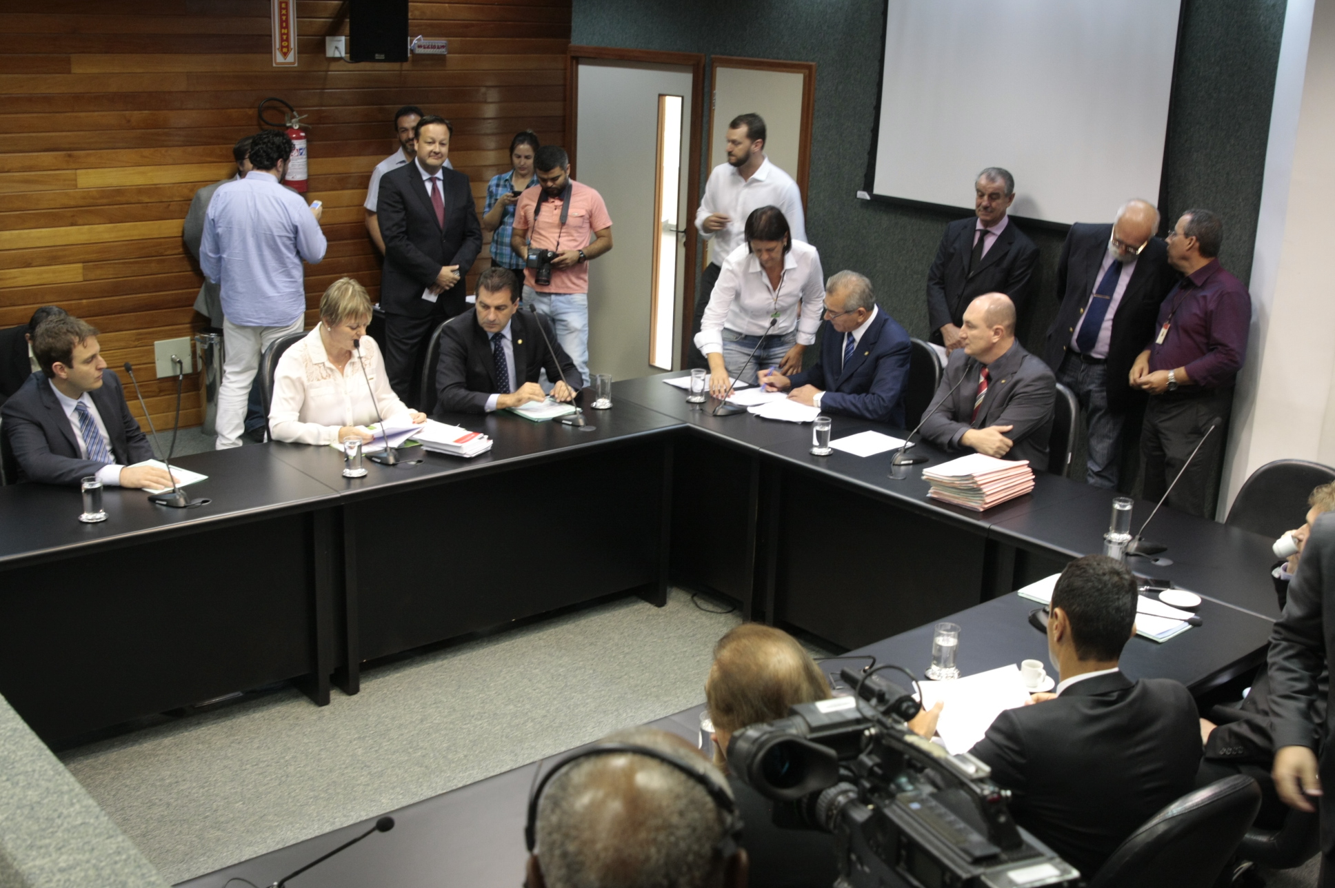 Reunião da Comissão de Constituição e Justiça. Foto: Yuri Santos / Agência AL
