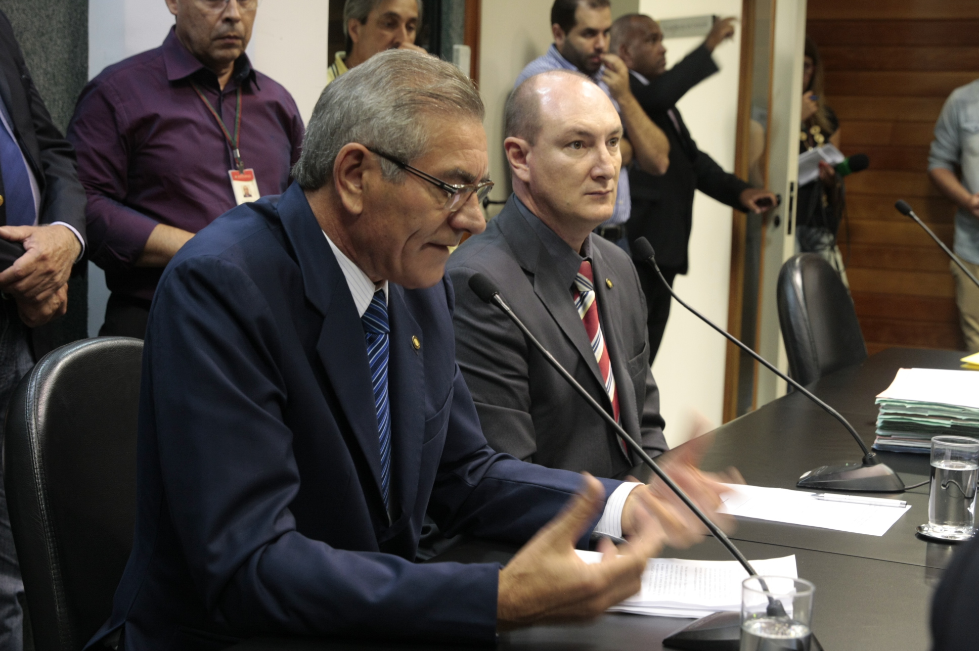 Dep: Silvio Dreveck (PP). Reunião da Comissão de Constituição e Justiça. Foto: Yuri Santos / Agência AL