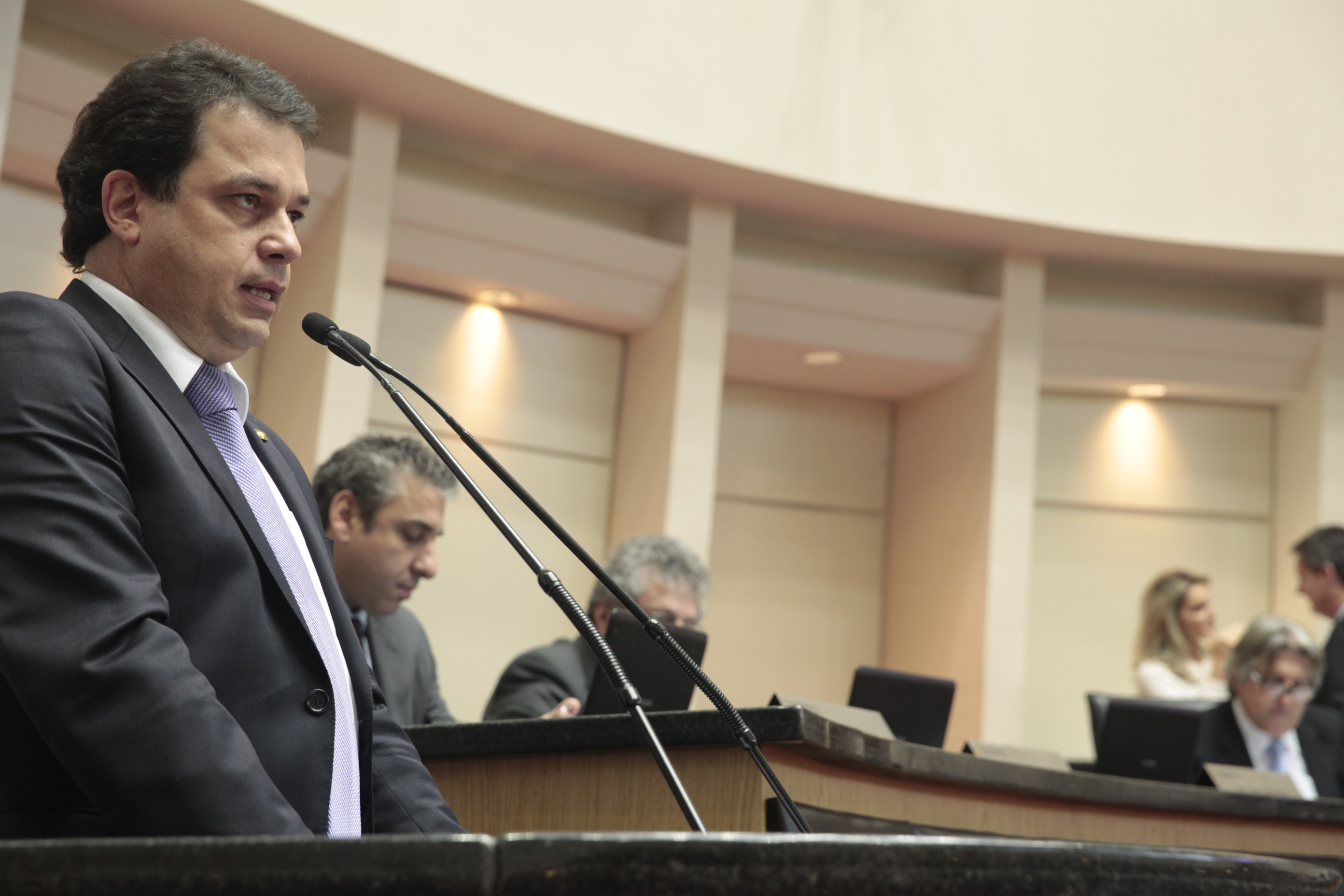 Sessão Ordinária - Plenário Osni Régis. Deputado Rodrigo Minotto (PDT) Foto: Eduardo Guedes de Oliveira / Agência AL