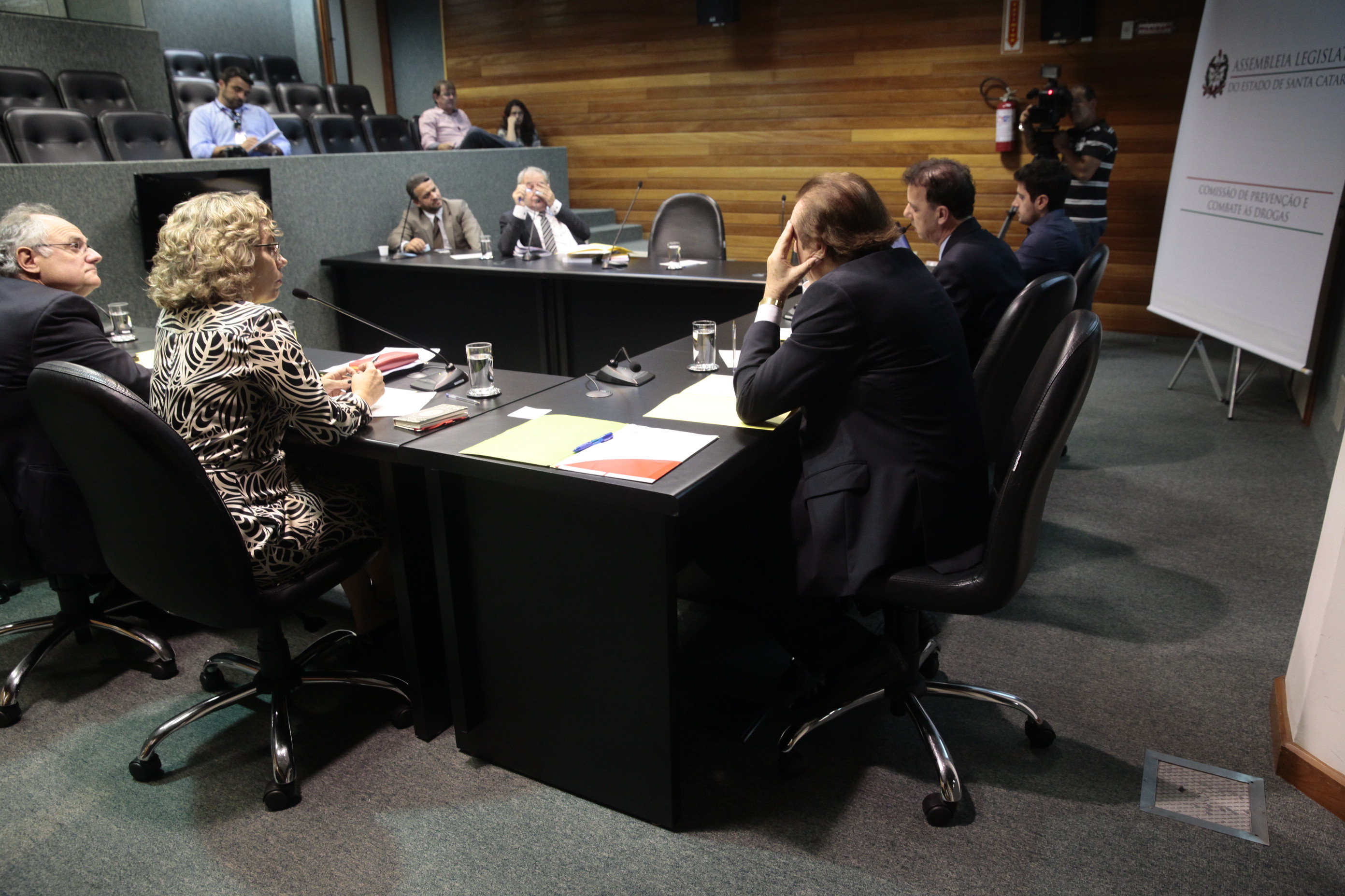 Reunião da Comissão de Combate às Drogas. Foto: Eduardo Guedes de Oliveira / Agência AL