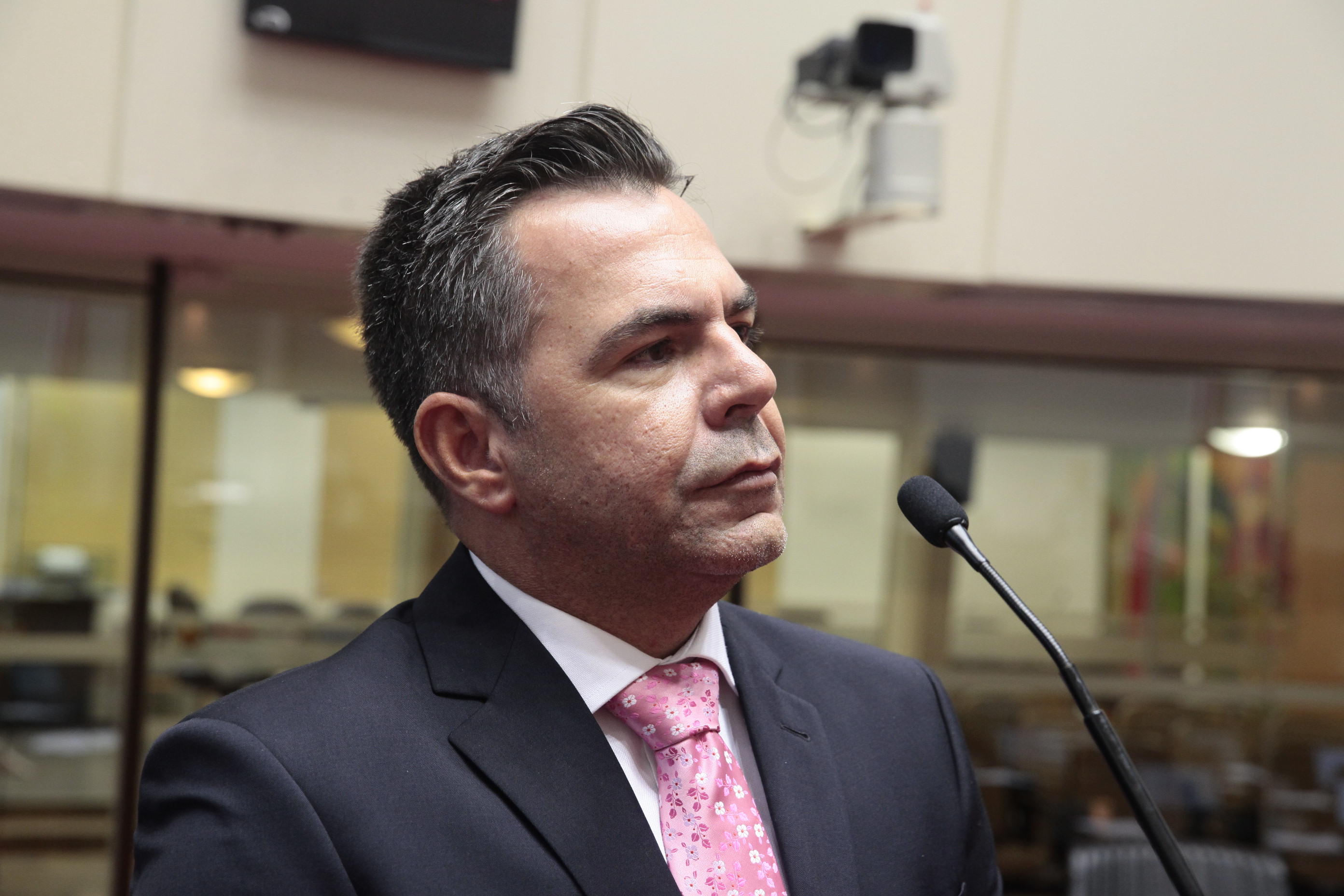 Sessão Ordinária - Plenário Osni Régis. Deputado Luiz Fernando Vampiro (PMDB) Foto: Eduardo Guedes de Oliveira / Agência AL