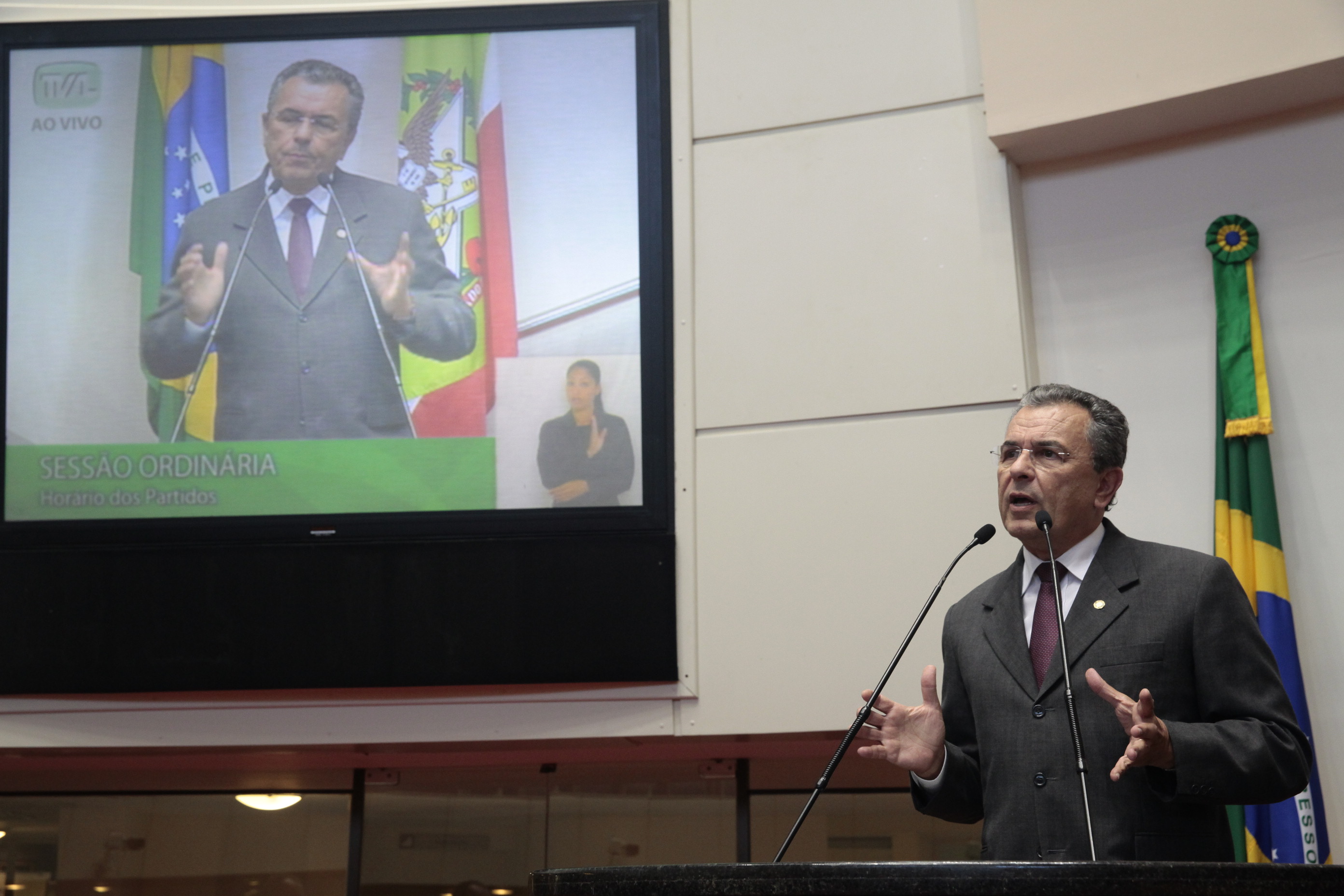 Sessão Ordinária - Plenário Osni Régis.  Deputado Dalmo de Oliveira Claro (PMDB) Foto: Eduardo Guedes de Oliveira / Agência AL