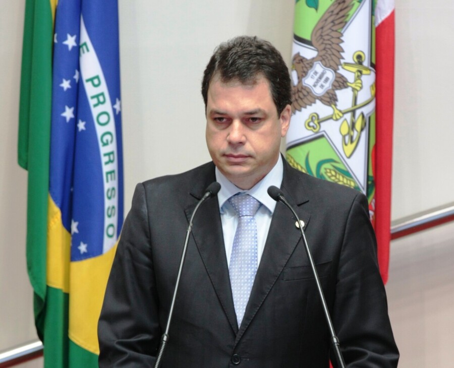 Deputado Rodrigo Minotto. FOTO: Yuri Santos/Agência AL