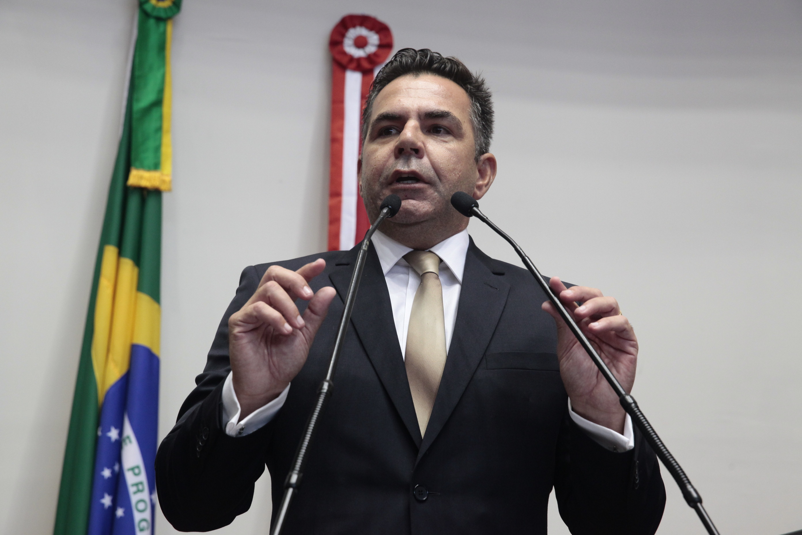 Sessão Ordinária - Plenário Osni Régis. Deputado Luiz Fernando Vampiro (PMDB) Foto: Eduardo Guedes de Oliveira / Agência AL