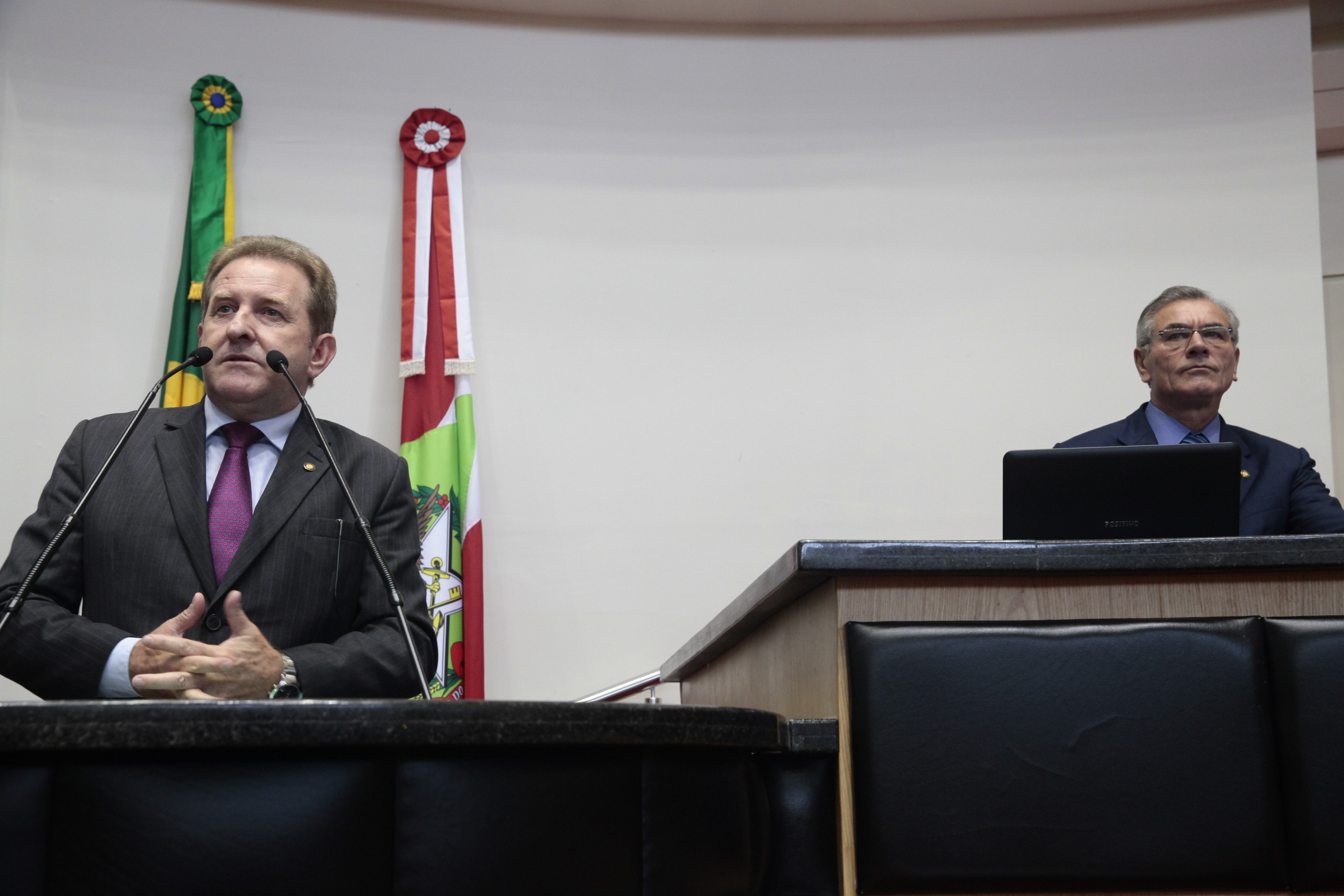 Sessão Ordinária - Plenário Osni Régis. Deputado Valmir Comin (PP) Foto: Eduardo Guedes de Oliveira / Agência AL
