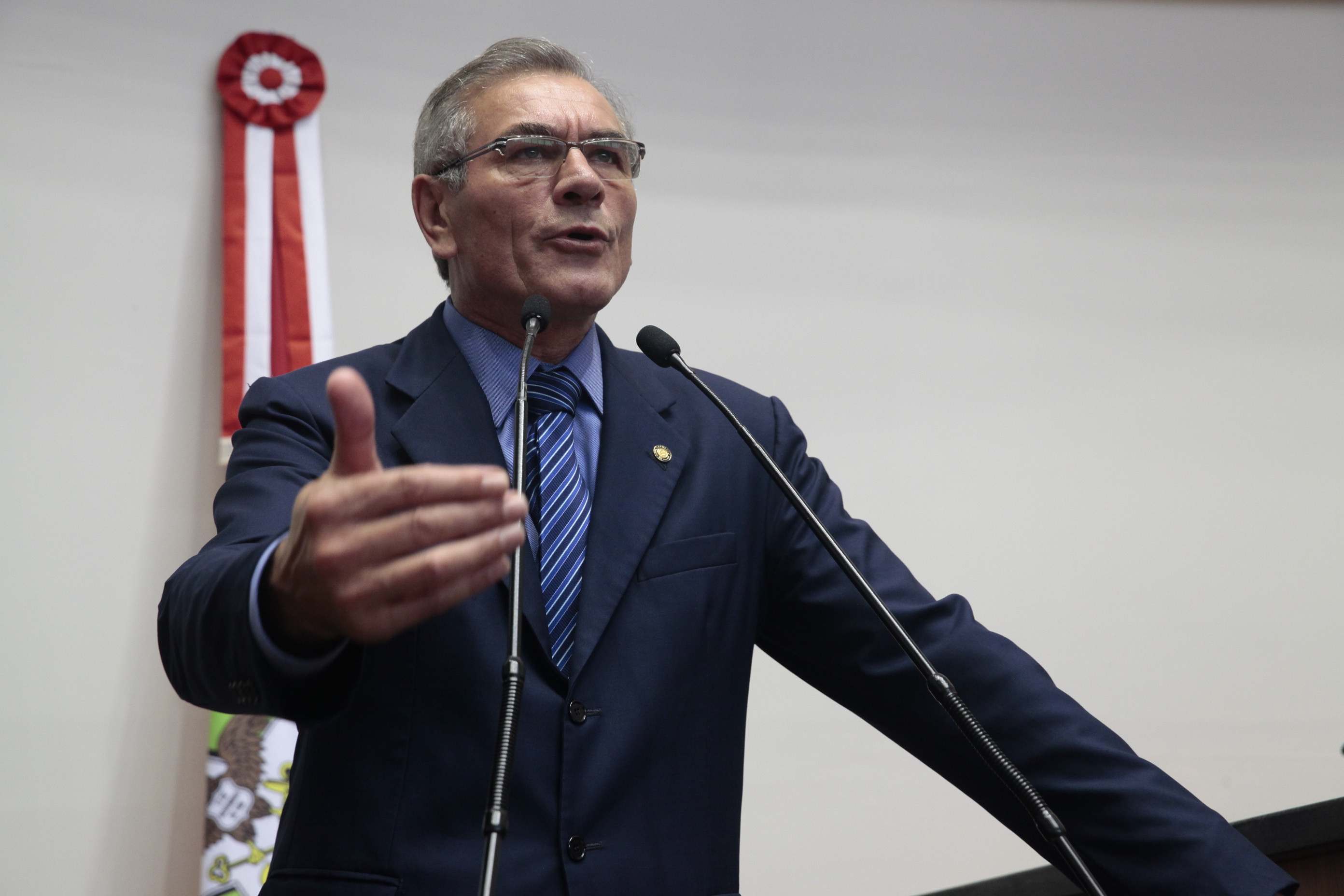 Sessão Ordinária - Plenário Osni Régis. Deputado Silvio Dreveck (PP)  Foto: Eduardo Guedes de Oliveira / Agência AL
