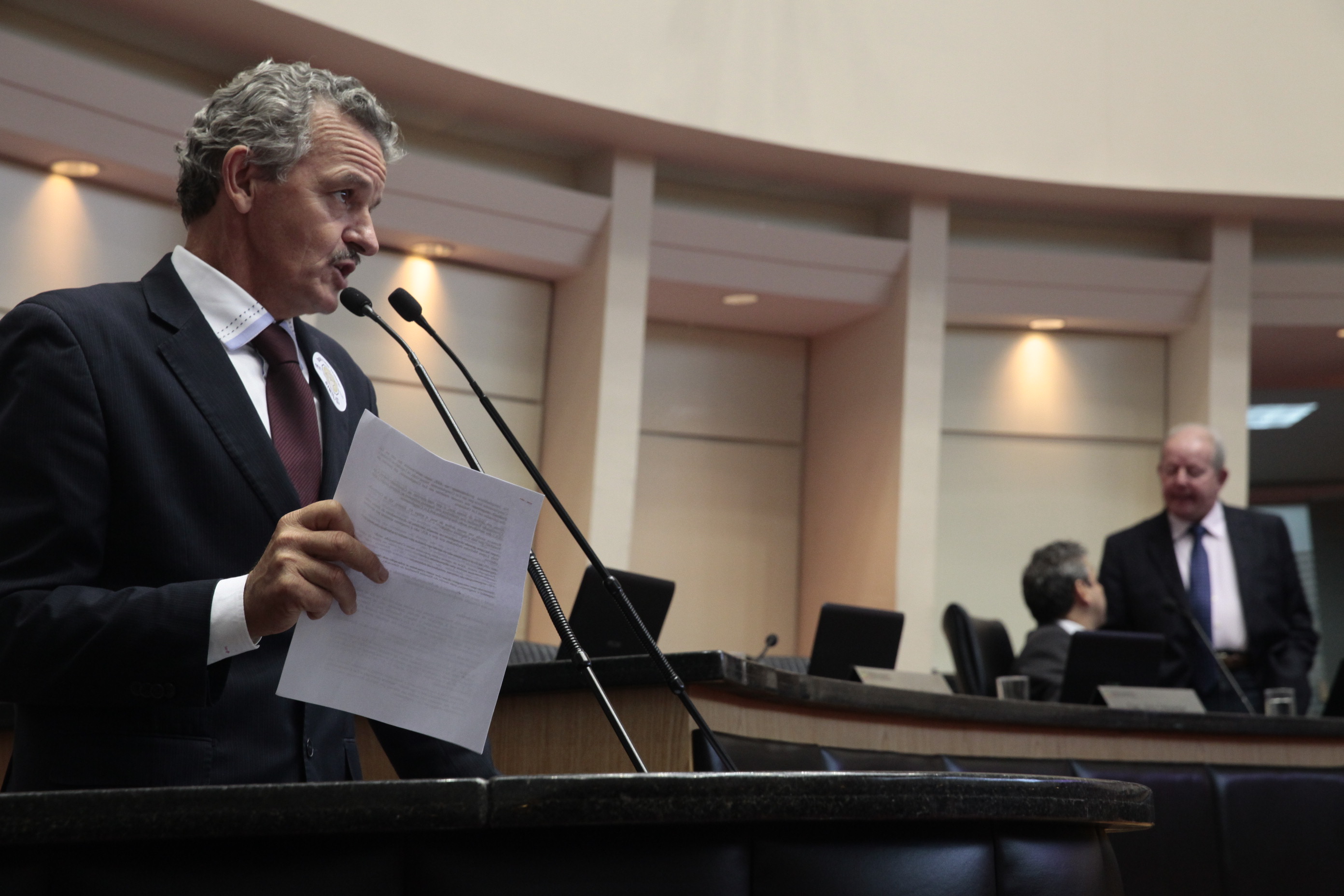 Sessão Ordinária - Plenário Osni Régis. Deputado Dirceu Dresch (PT) Foto: Eduardo Guedes de Oliveira / Agência AL