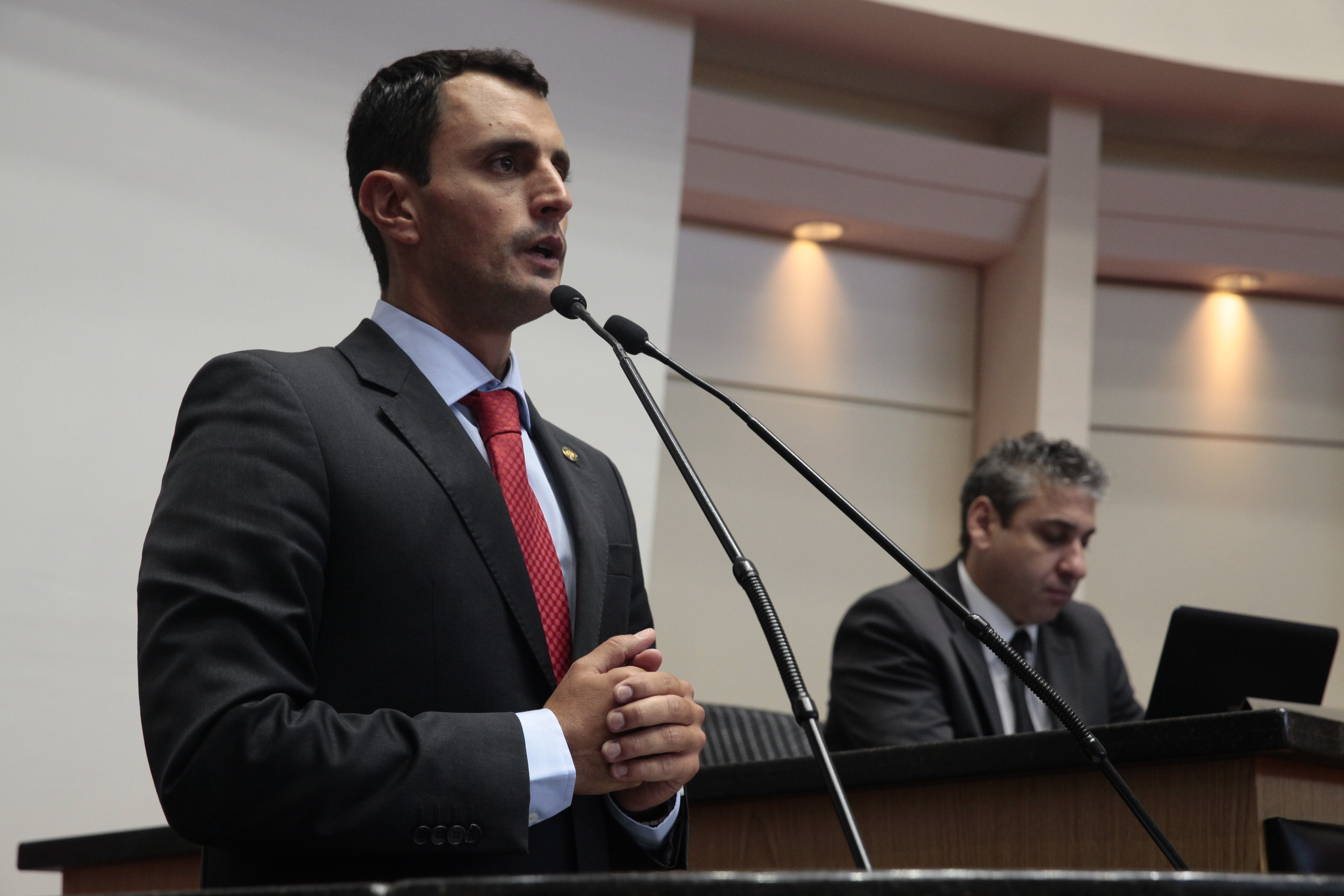 Sessão Ordinária - Plenário Osni Régis. Deputado João Amin (PP)  Foto: Eduardo Guedes de Oliveira / Agência AL