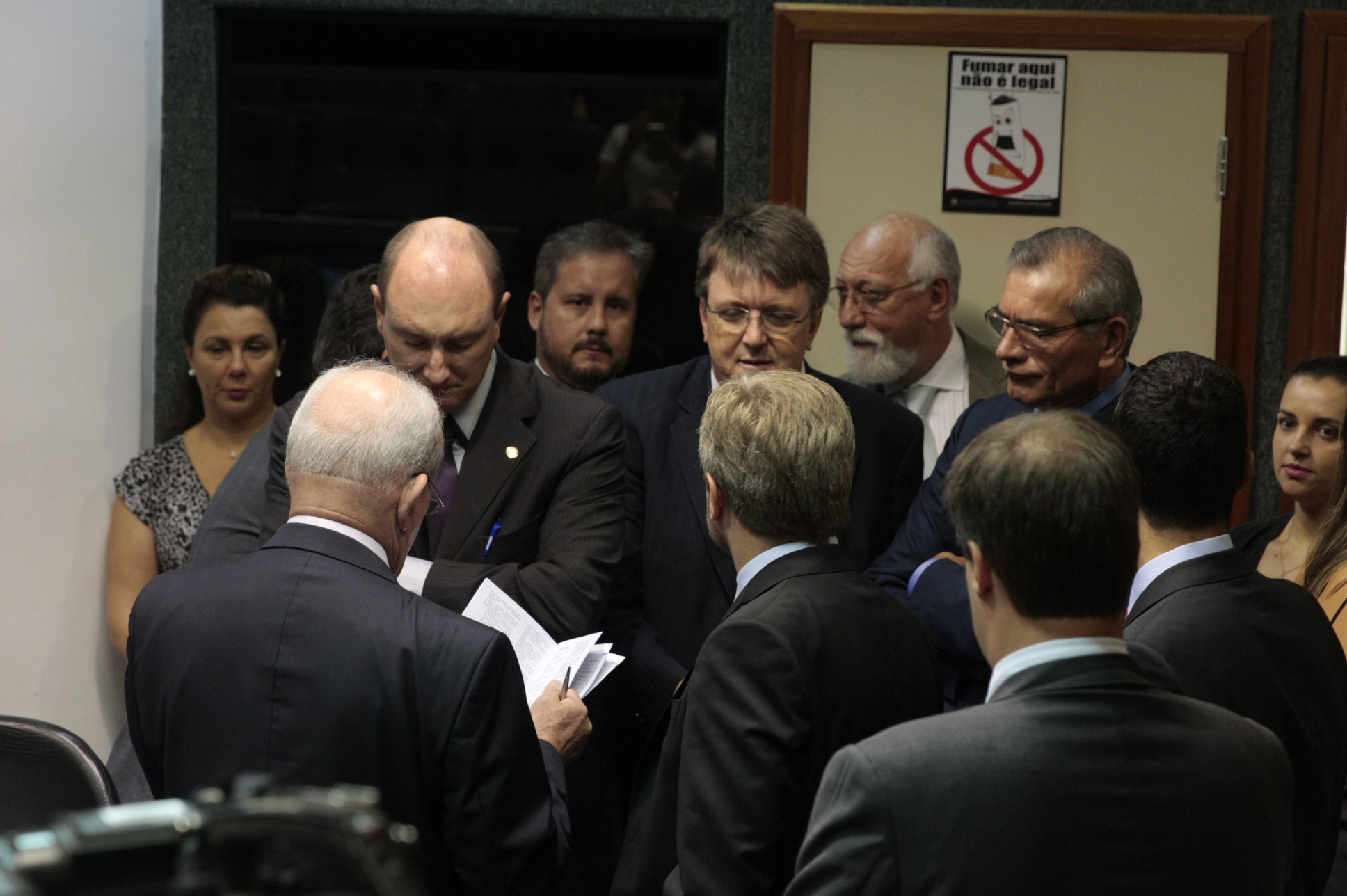 Reunião da Comissão de Constituição e Justiça. Foto: Yuri Santos / Agência AL