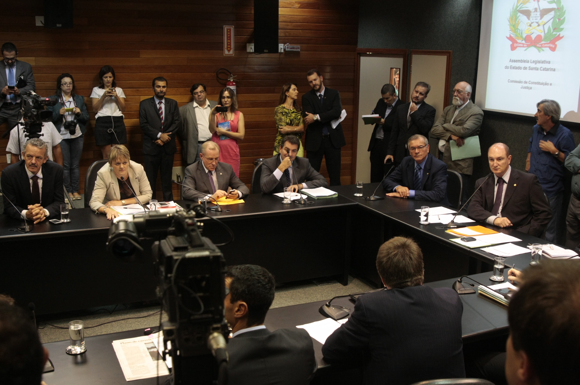 Reunião da Comissão de Constituição e Justiça. Foto: Yuri Santos / Agência AL