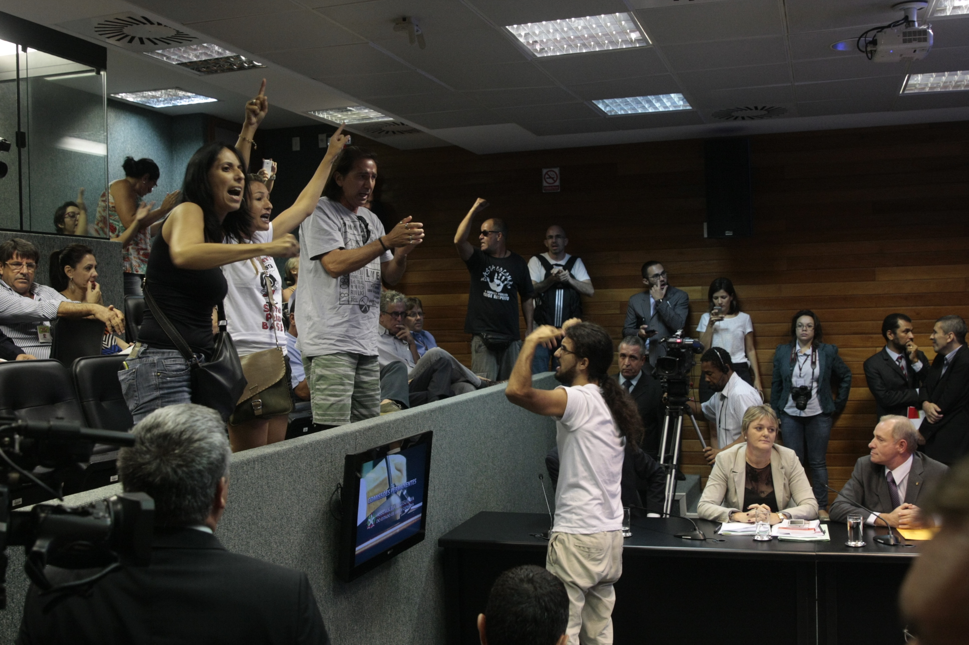 Reunião da Comissão de Constituição e Justiça. Foto: Yuri Santos / Agência AL