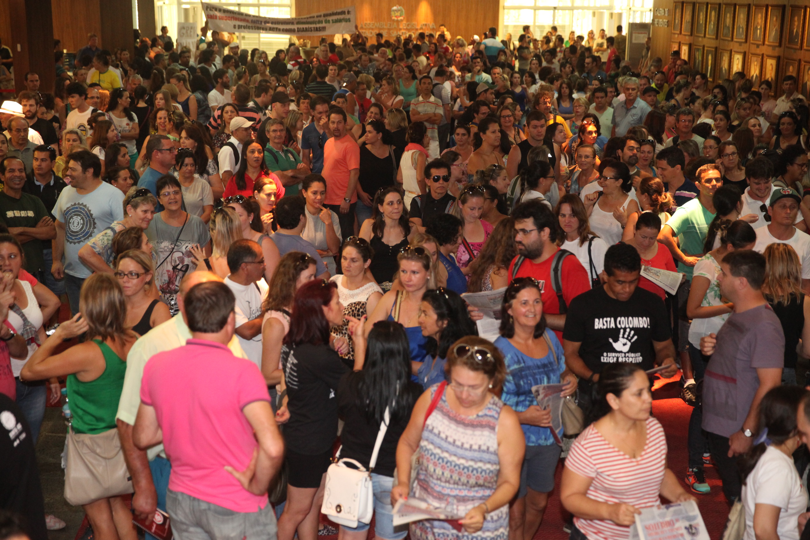 Manifestação dos Professores. Foto: Fábio Queiroz / Agência AL