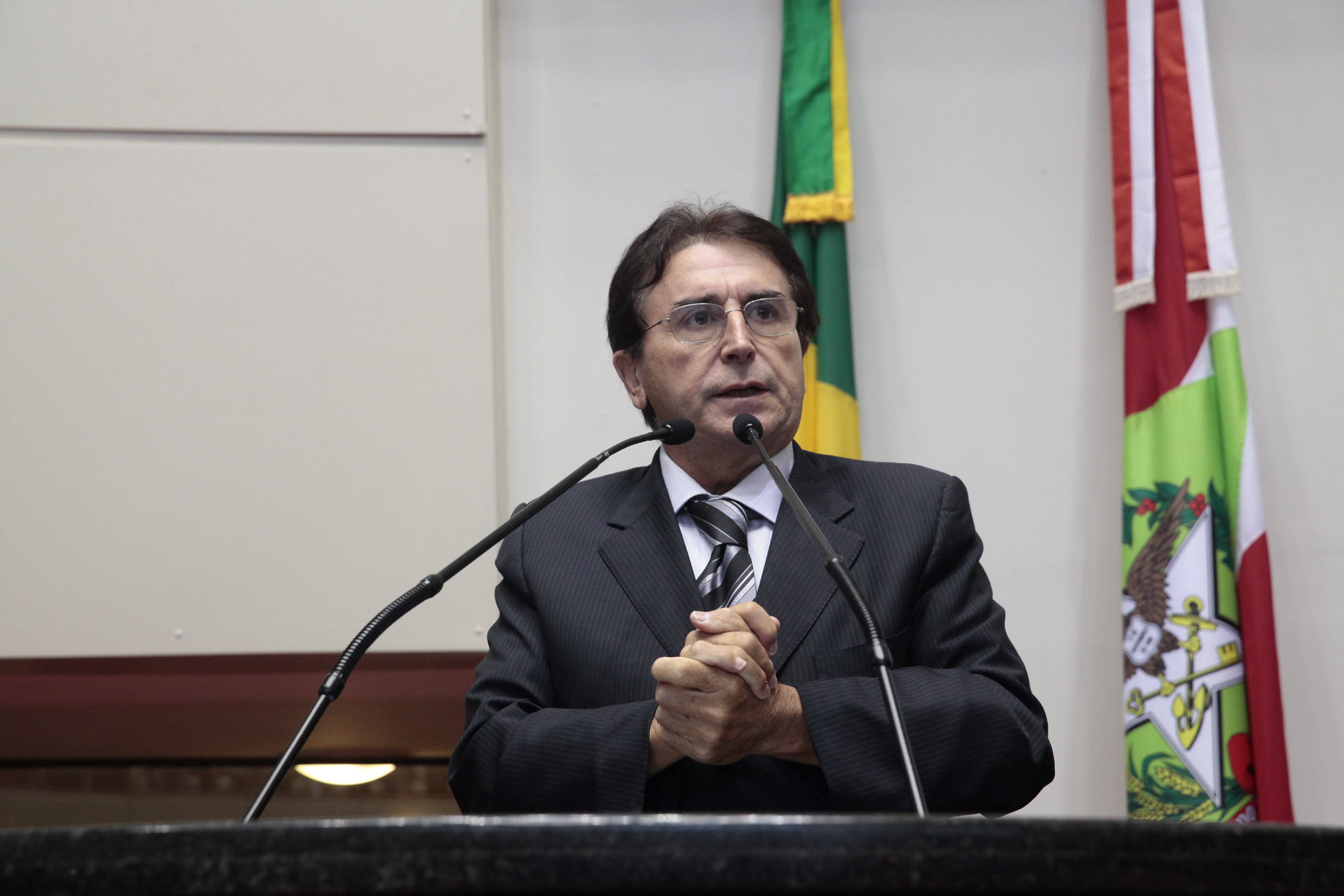 Sessão Ordinária - Plenário Osni Régis. Deputado Antonio Aguiar (PMDB)  Foto: Eduardo Guedes de Oliveira / Agência AL