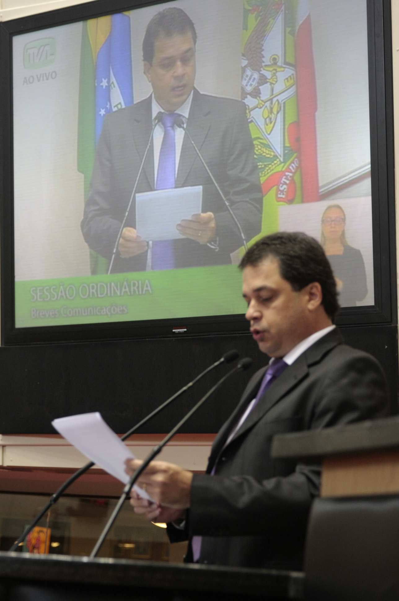 Sessão Ordinária. Dep: Rodrigo Minotto (PDT). Foto: Yuri Santos / Agência AL