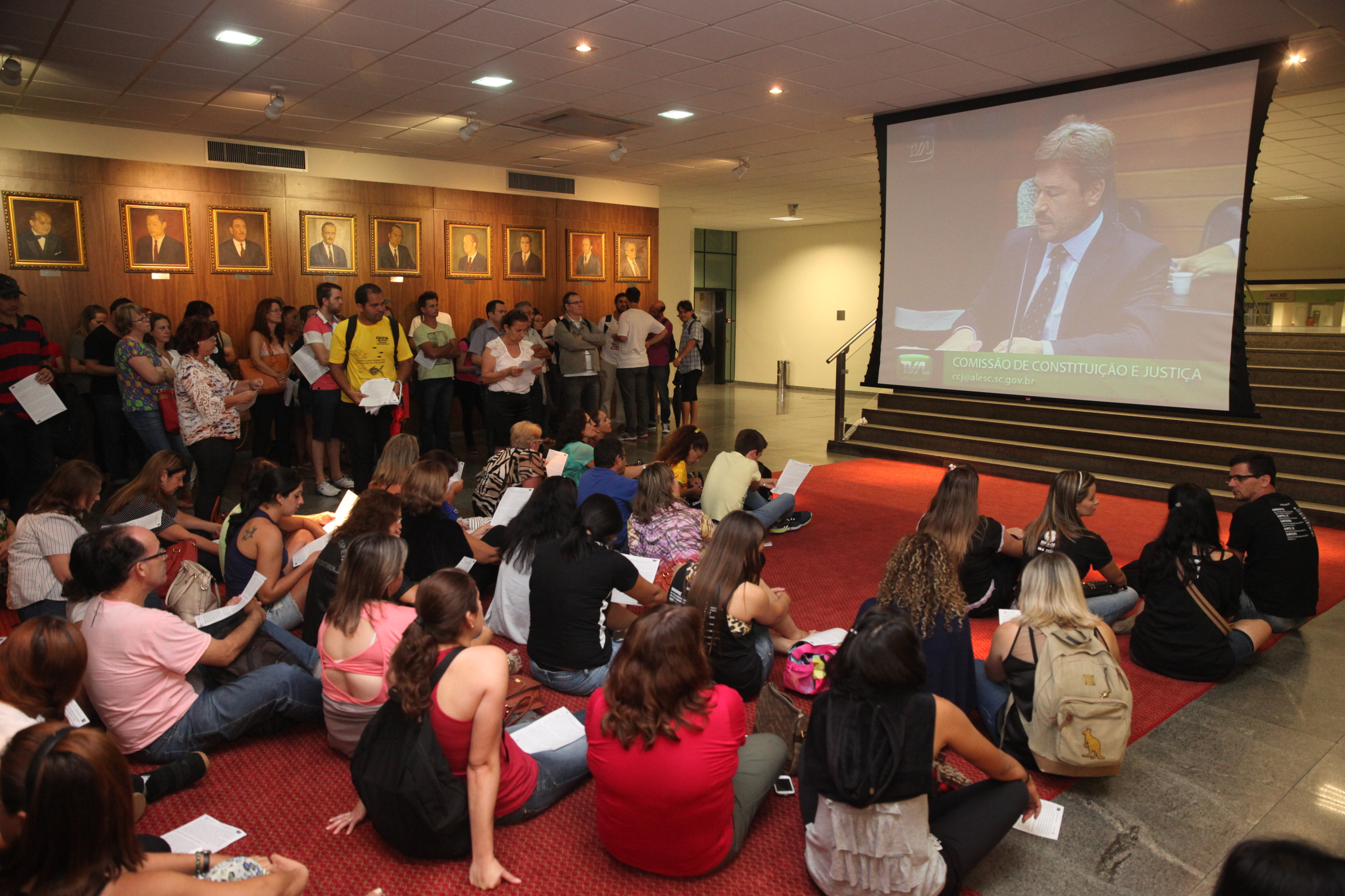 Reunião da Comissão de Constituição e Justiça. Foto: Fábio Queiroz / Agência AL
