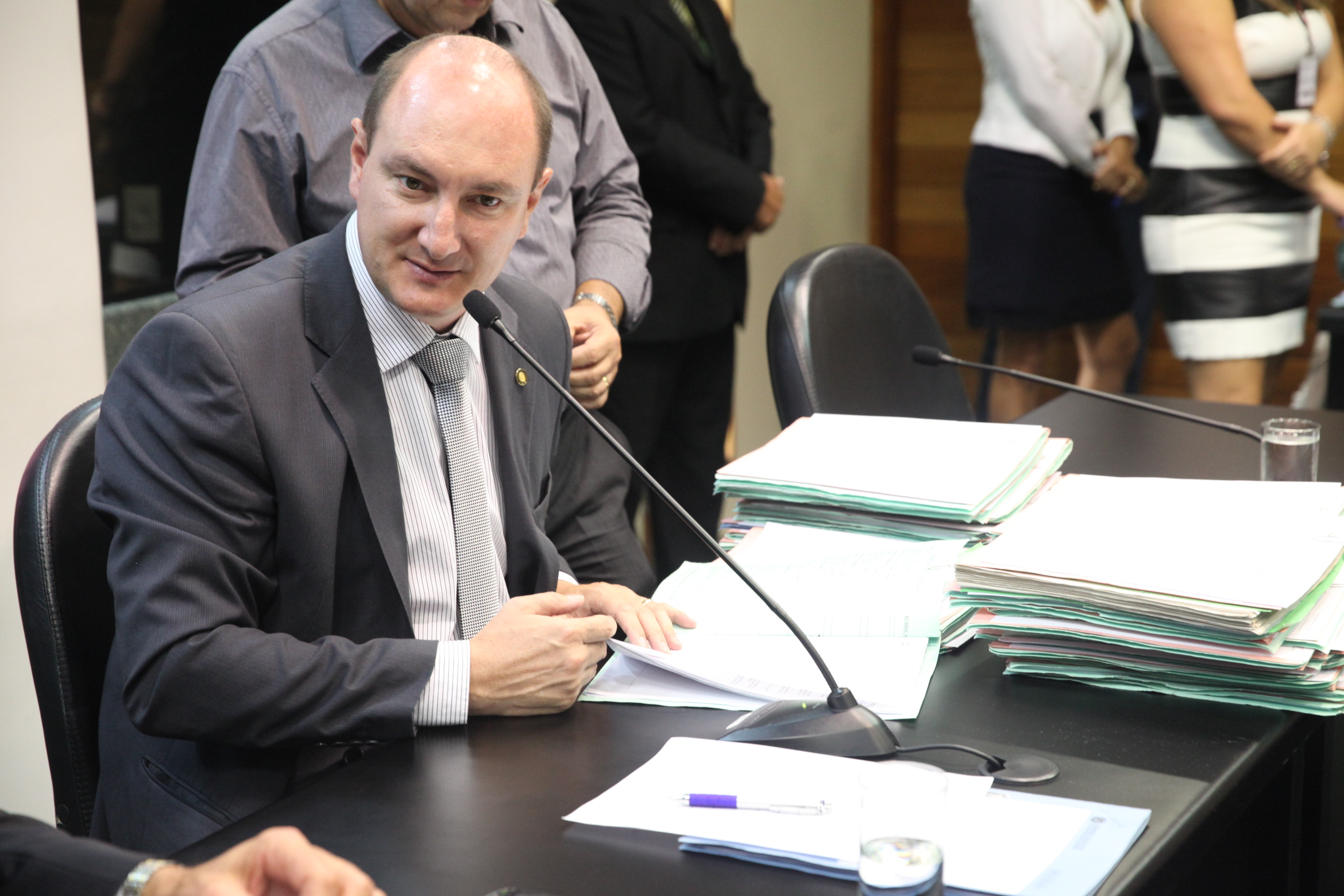 Reunião da Comissão de Constituição e Justiça. Foto: Fábio Queiroz / Agência AL
