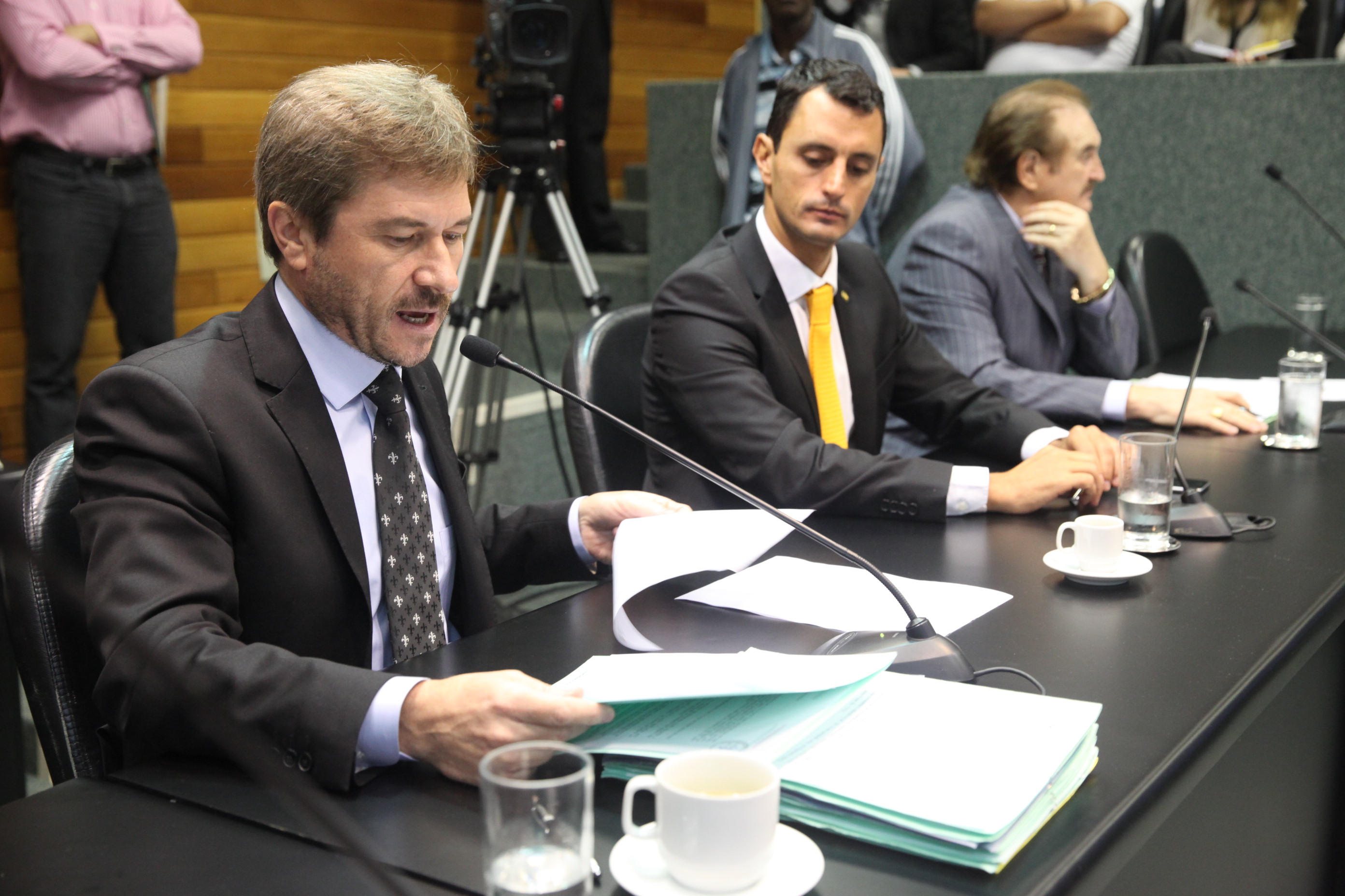 Reunião da Comissão de Constituição e Justiça. Foto: Fábio Queiroz / Agência AL