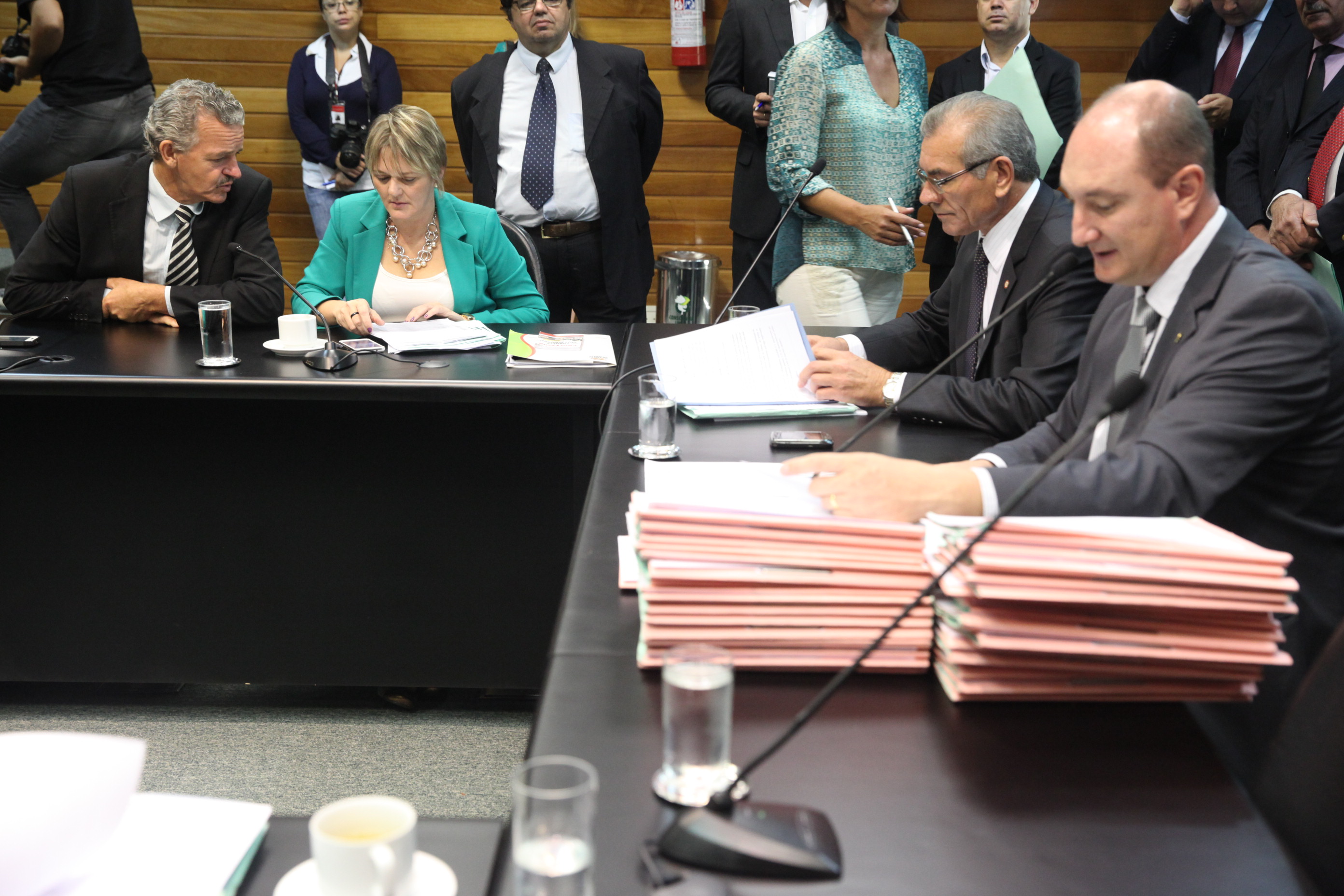Reunião da Comissão de Constituição e Justiça. Foto: Fábio Queiroz / Agência AL