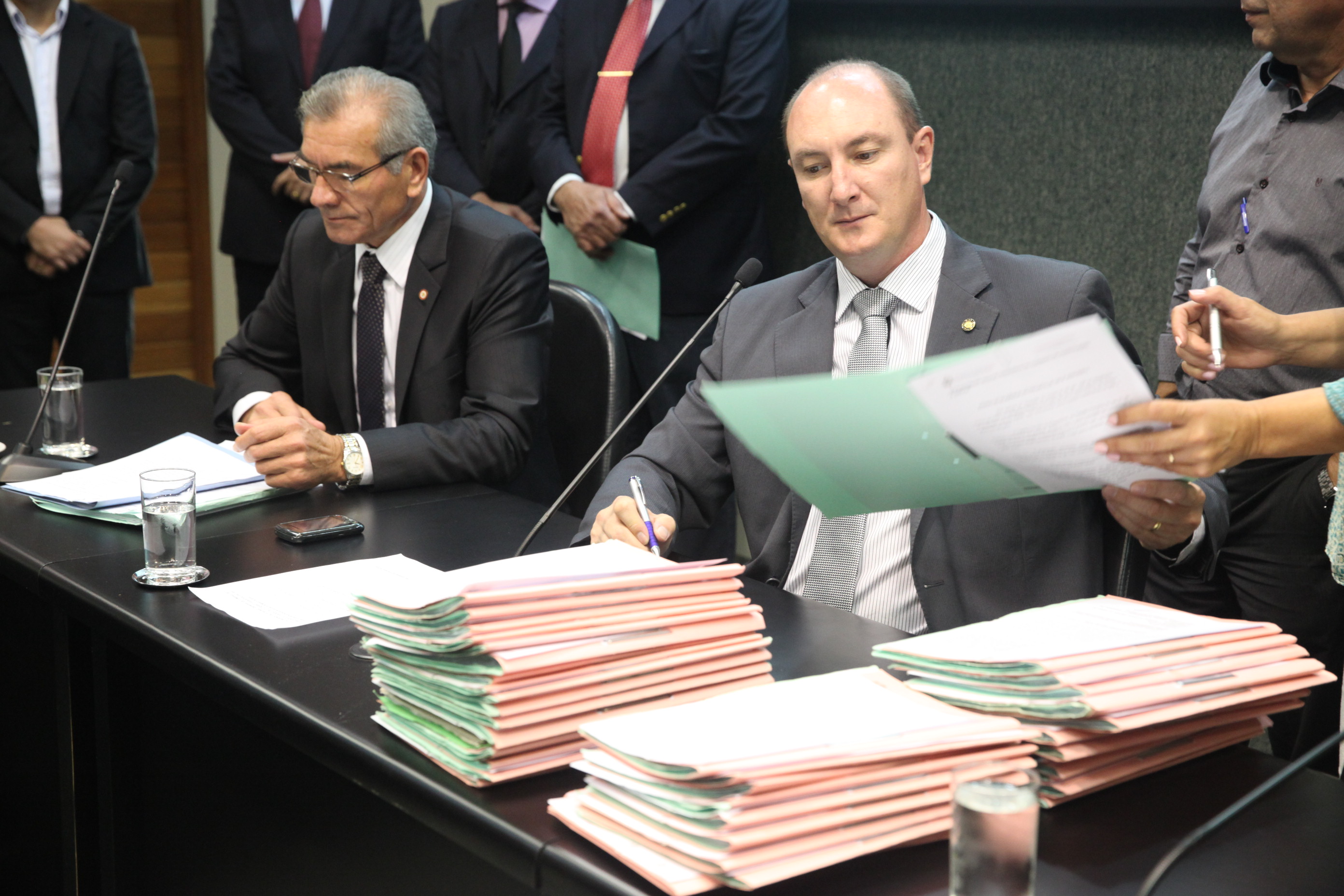 Reunião da Comissão de Constituição e Justiça. Foto: Fábio Queiroz / Agência AL