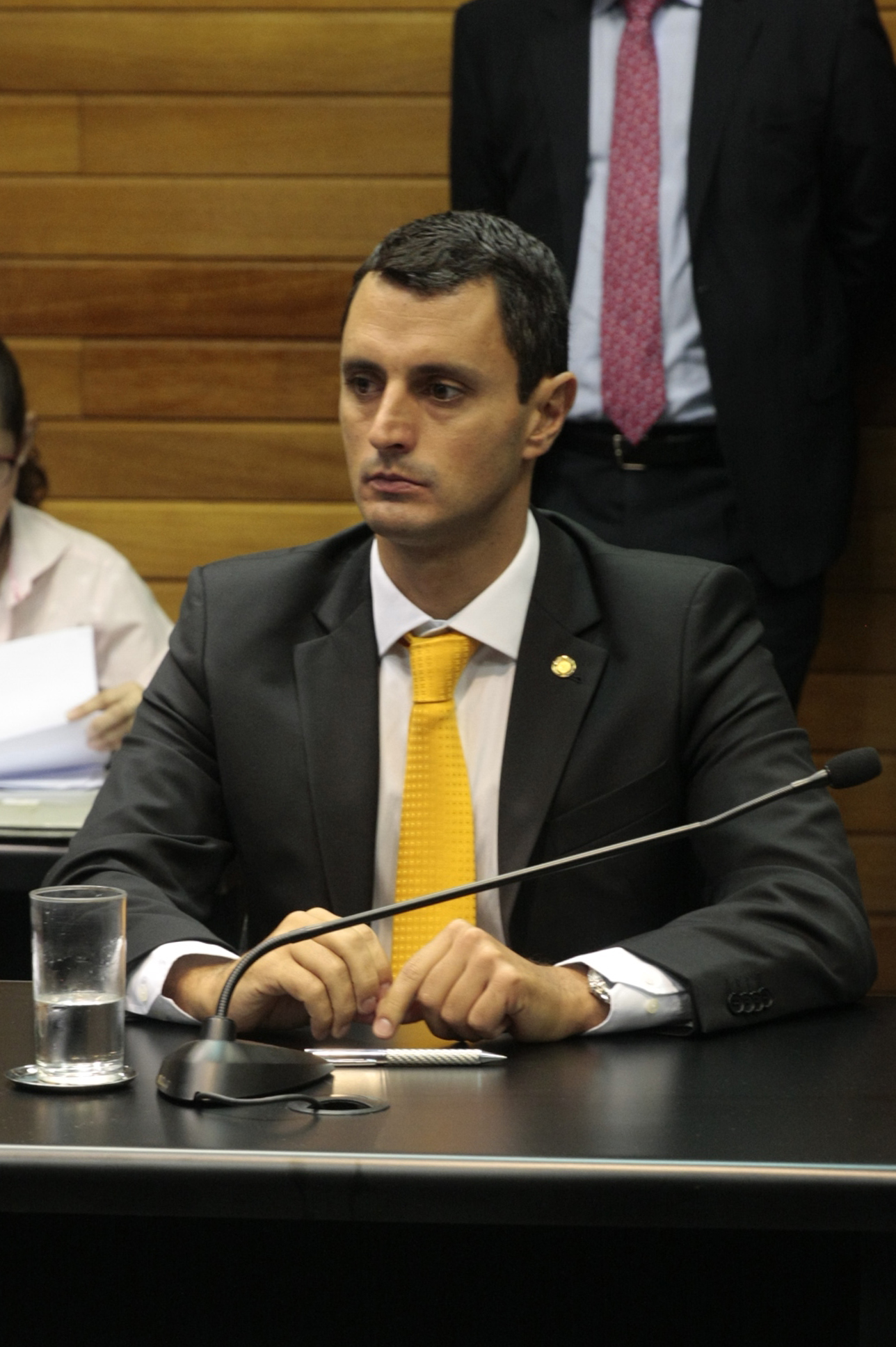 Reunião da Comissão de Constituição e Justiça. Dep: João Amin  (PP). Foto: Yuri Santos / Agência AL