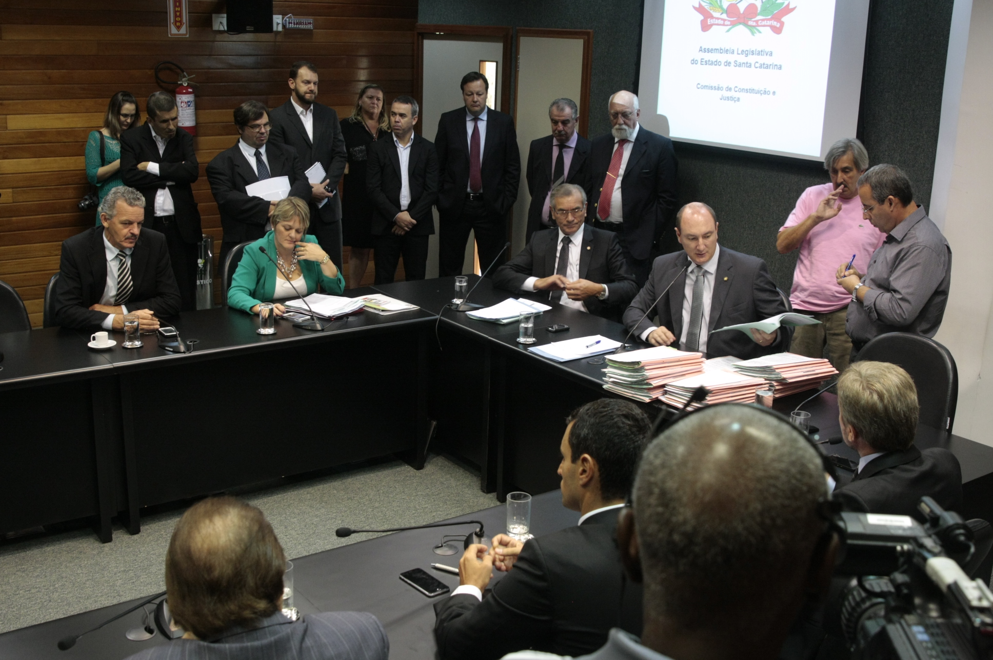 Reunião da Comissão de Constituição e Justiça. Foto: Yuri Santos / Agência AL