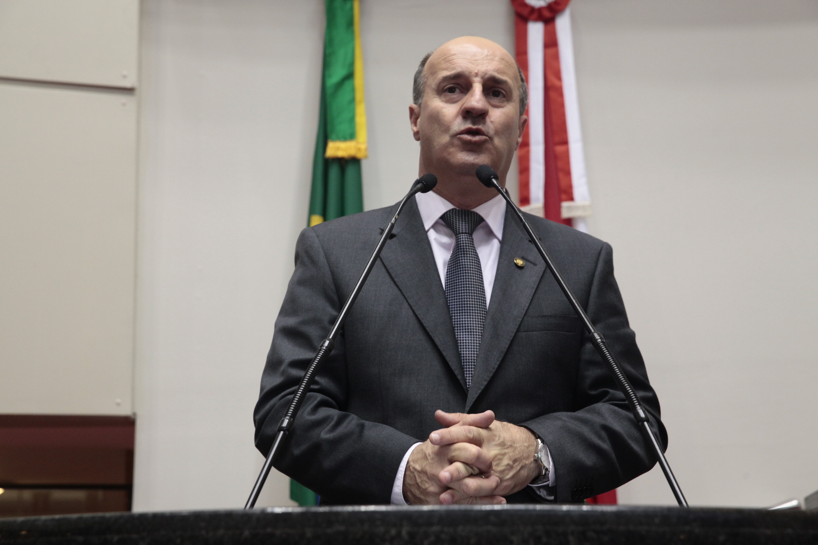 Sessão Ordinária - Plenário Osni Regis. Deputado José Milton Scheffer (PP) Foto: Eduardo Guedes de Oliveira / Agência AL