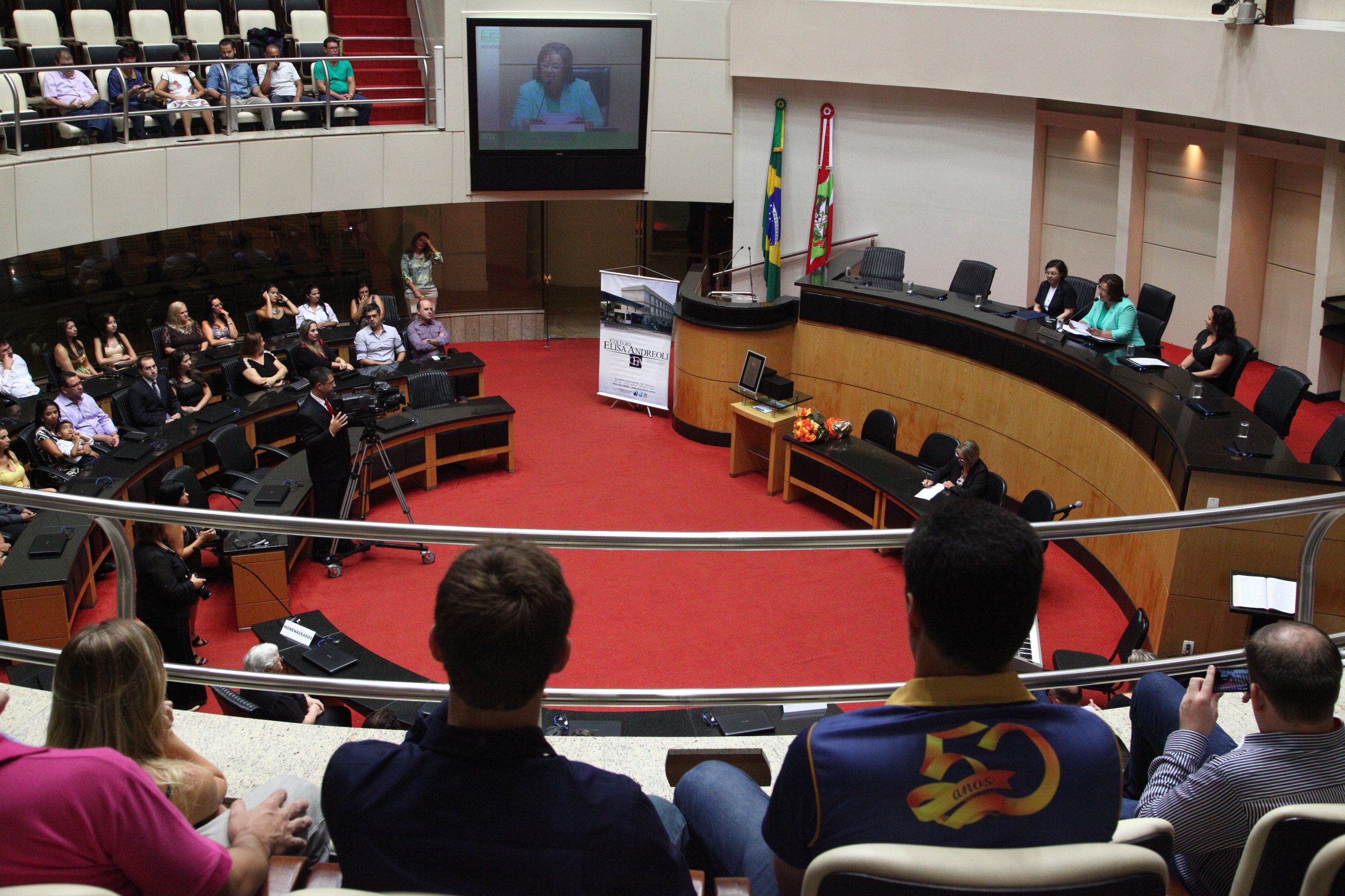 Sessão Especial em Homenagem ao Colégio Elisa Andreoli