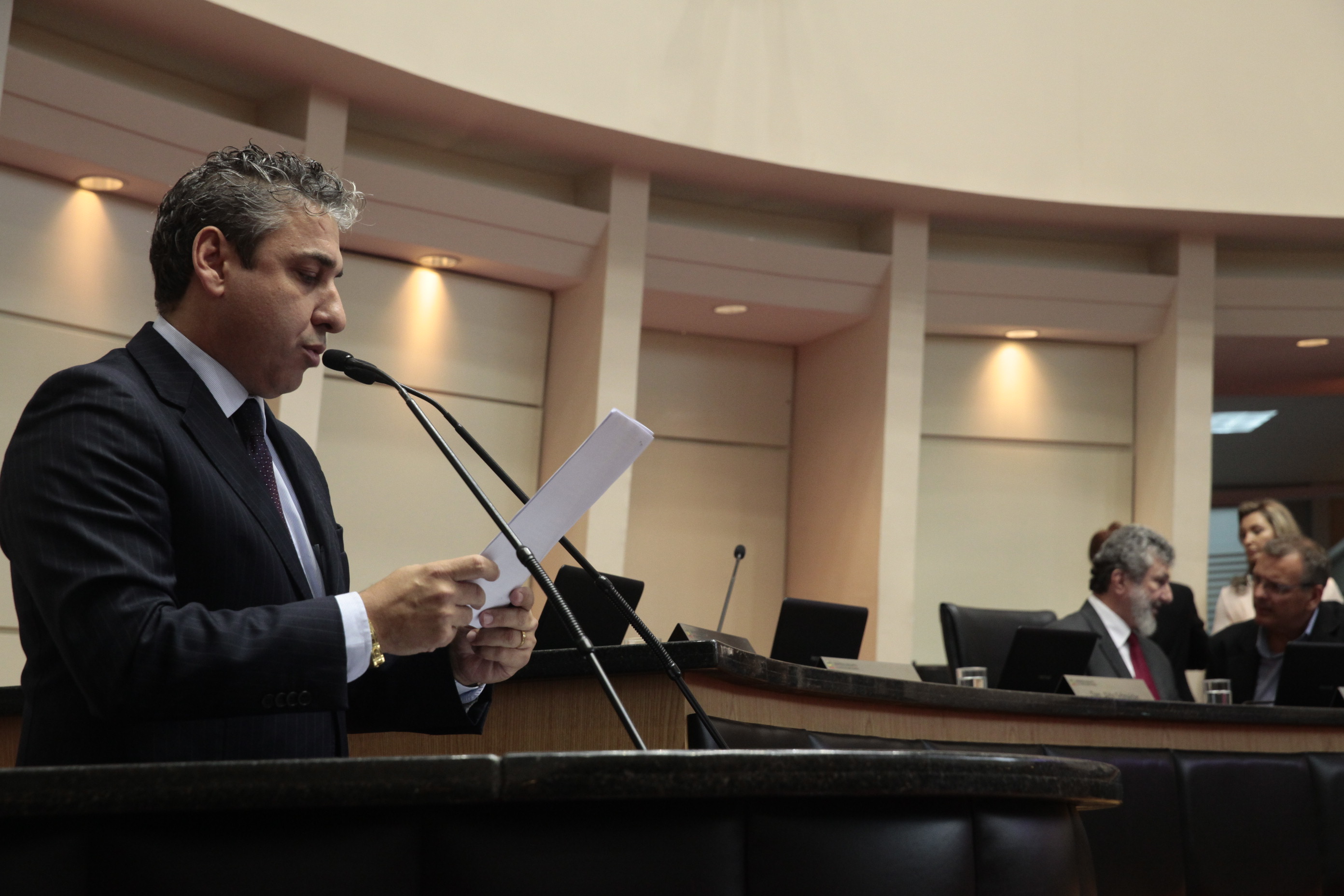 Sessão Ordinária - Plenário Osni Régis. Deputado Mário Marcondes (PR) Foto: Eduardo Guedes de Oliveira / Agência AL