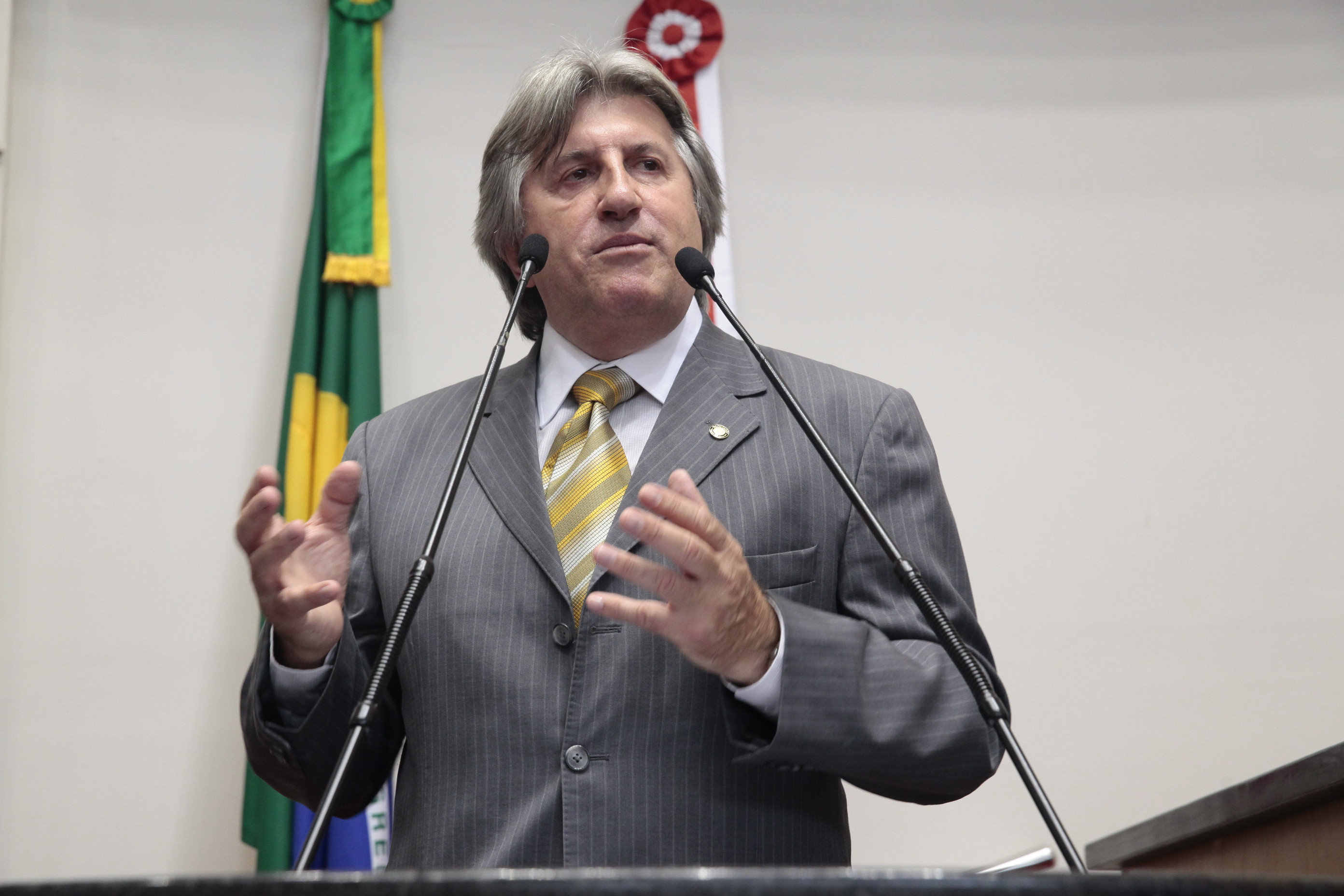 Sessão Ordinária - Plenário Osni Régis. Deputado Leonel Pavan (PSDB) Foto: Eduardo Guedes de Oliveira / Agência AL