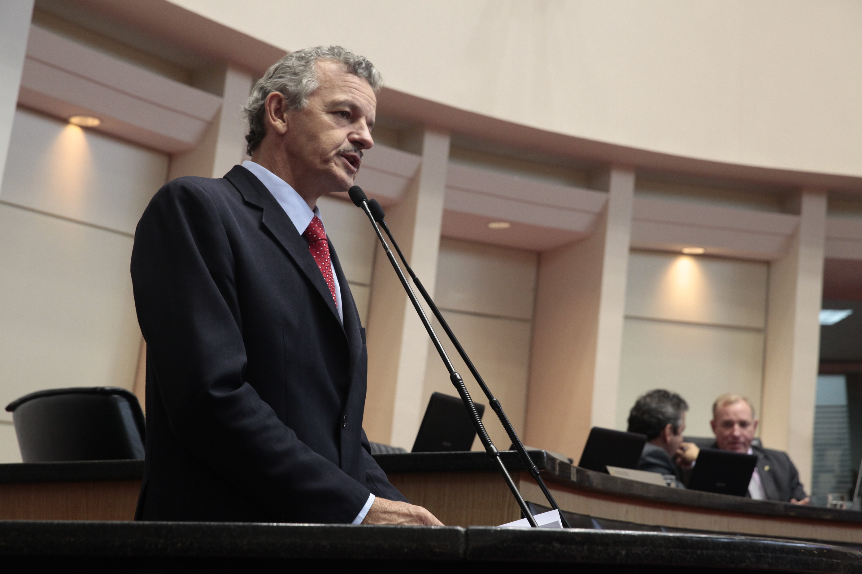 Sessão Ordinária - Plenário Osni Régis. Deputado Dirceu Dresch (PT) Foto: Eduardo Guedes de Oliveira / Agência AL