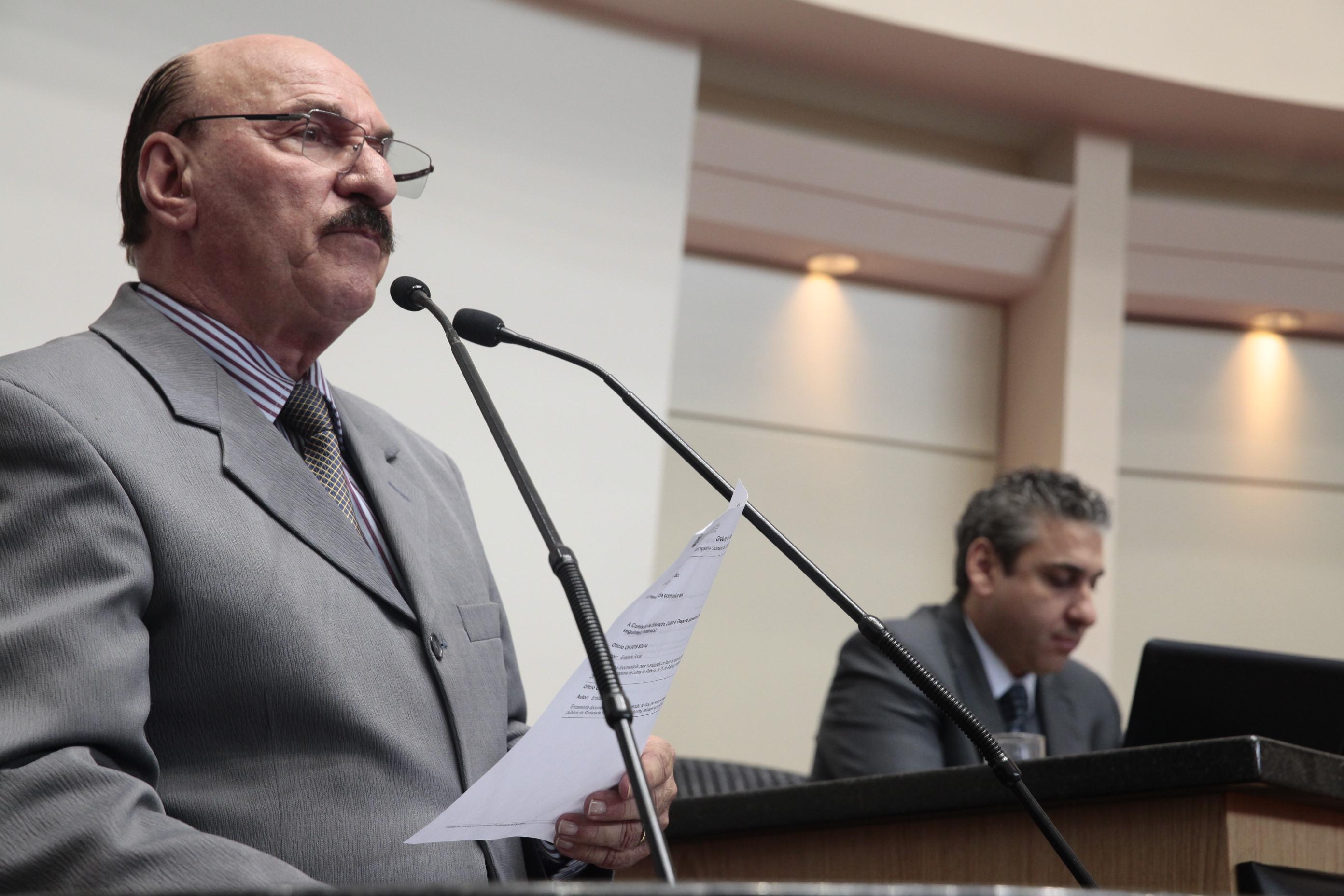 Sessão Ordinária - Plenário Osni Régis. Deputado Manoel Mota (PMDB) Foto: Eduardo Guedes de Oliveira / Agência AL
