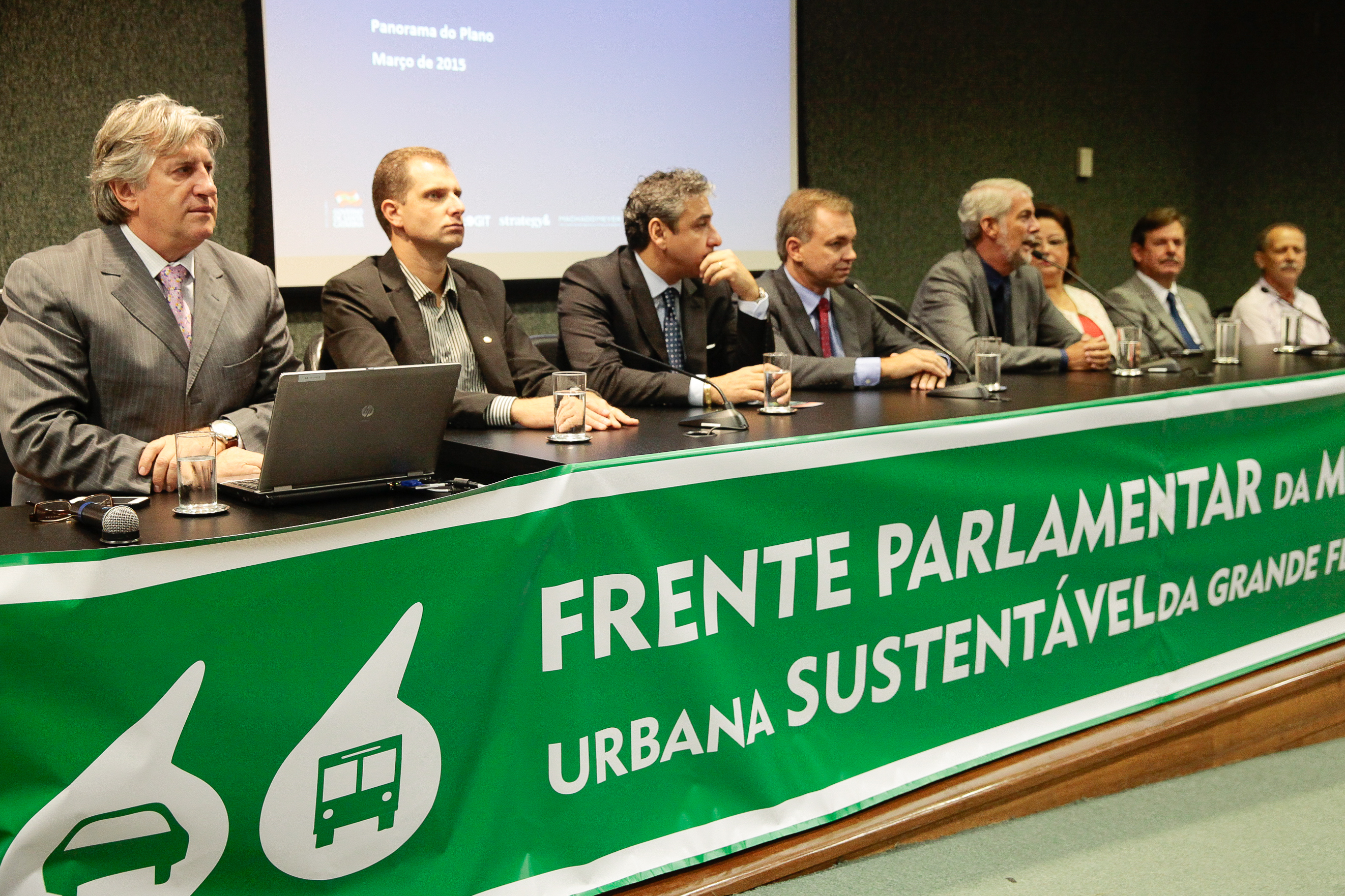Lançamento da Frente Parlamentar da Mobilidade Sustentável da Grande Florianópolis. Foto: Miriam Zomer/Agência AL