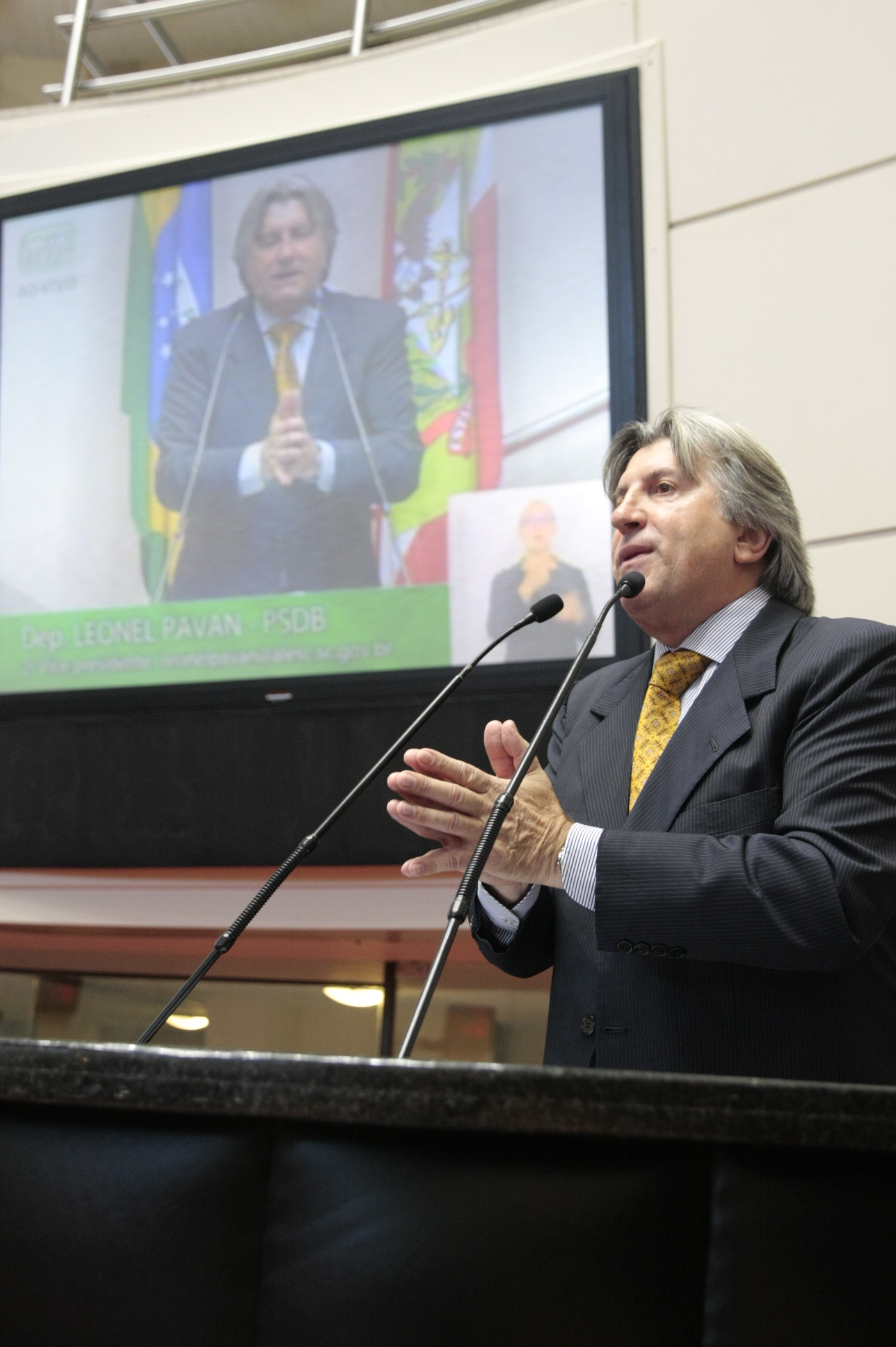 Sessão Ordinária. Dep: Leonel Pavan (PSDB).  Yuri Santos / Agência AL