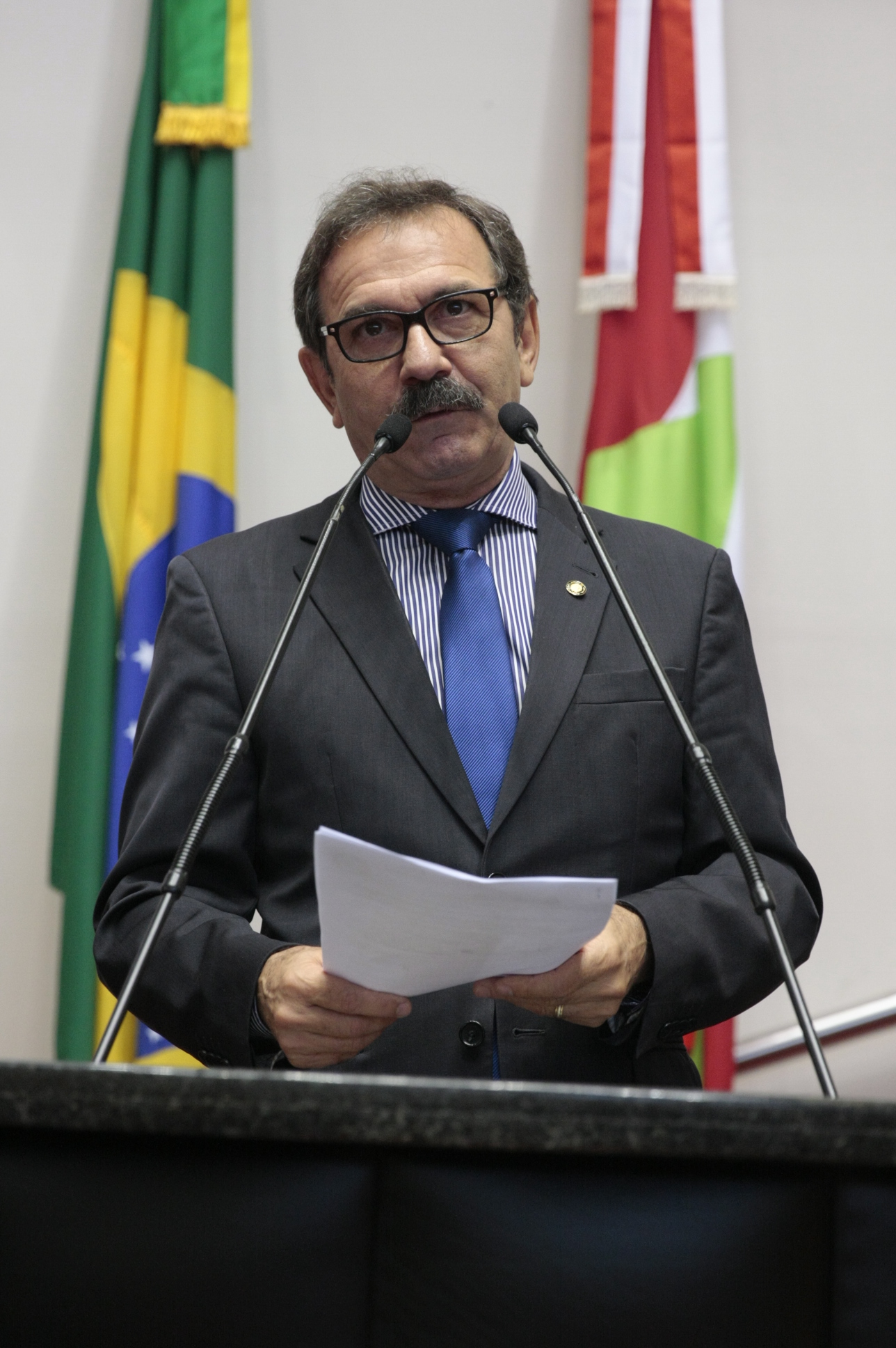 Sessão Ordinária. Deputado Serafim Venzon (PSDB). Yuri Santos / Agência AL