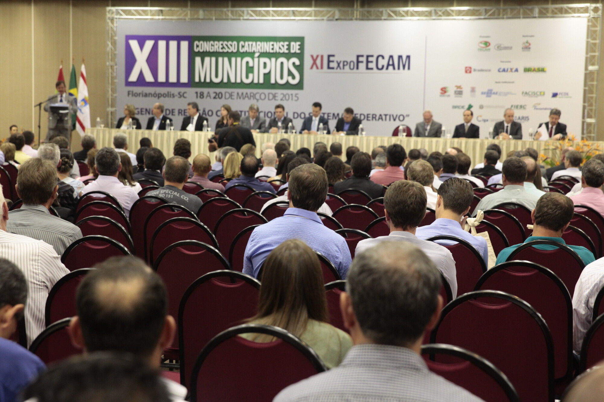 13º Congresso Catarinense de Municipios. FOTO: Eduardo Guedes de Oliveira / Agência AL