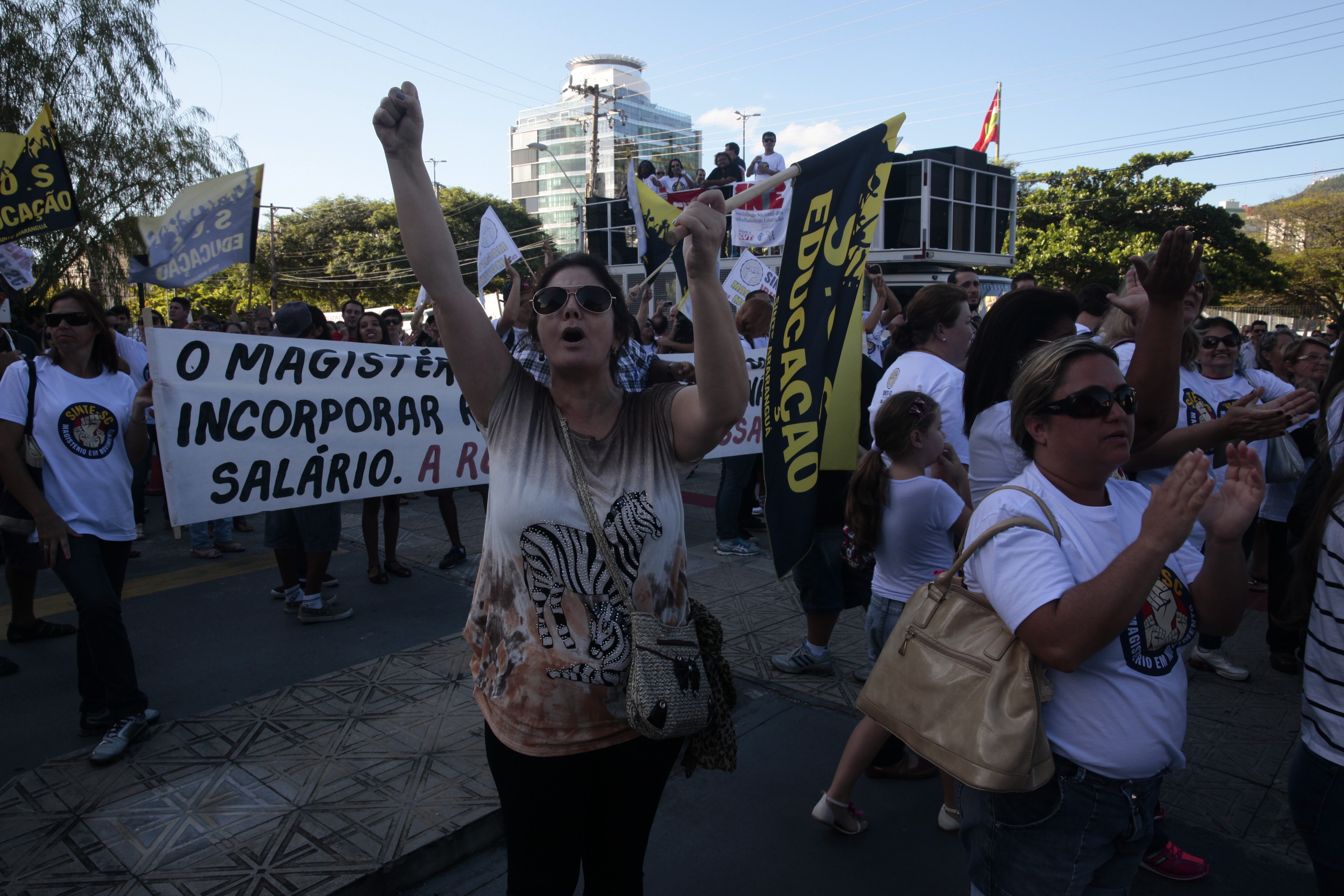 Manifestação dos Professores